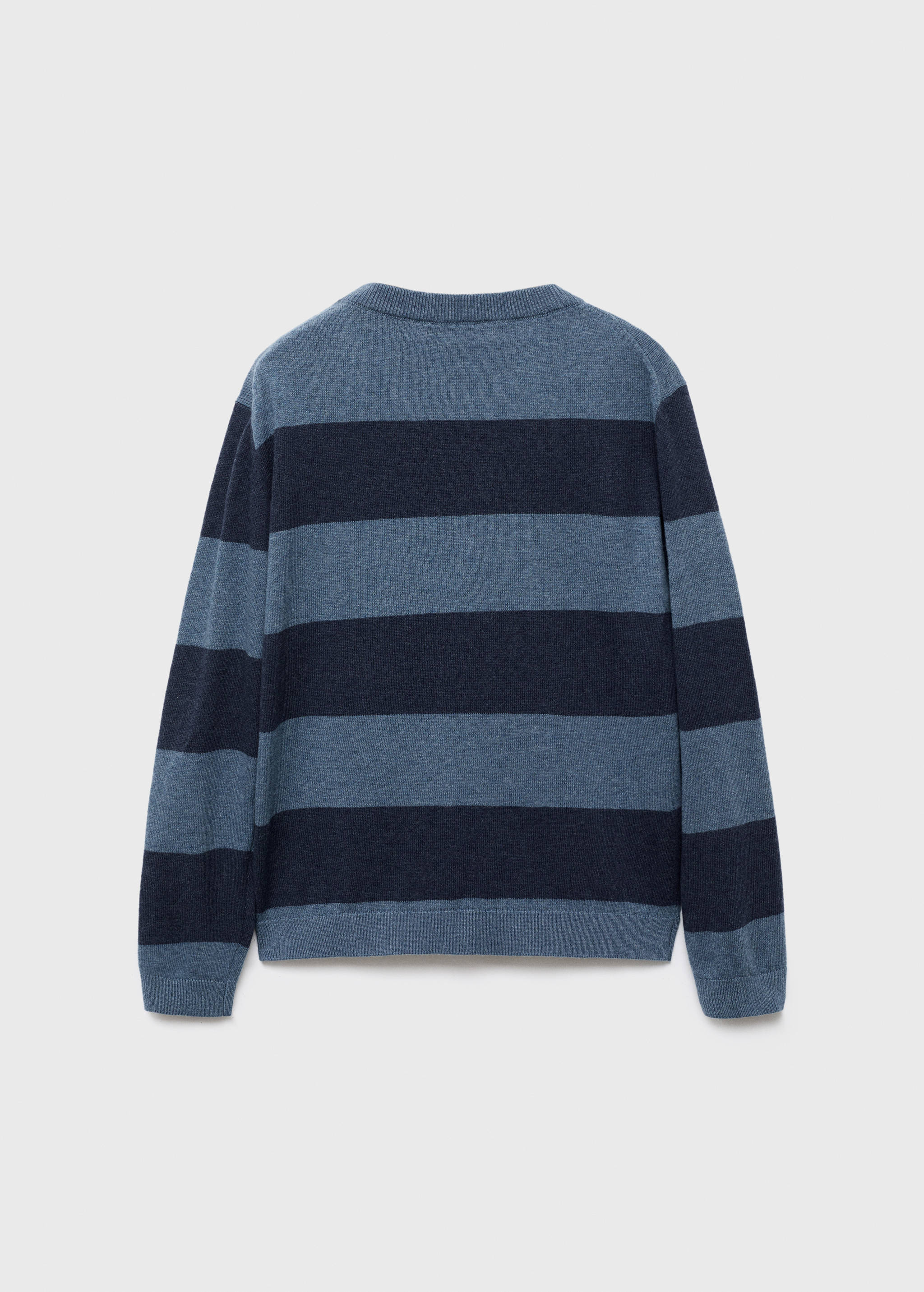 Knit striped sweater - Reverse of the article