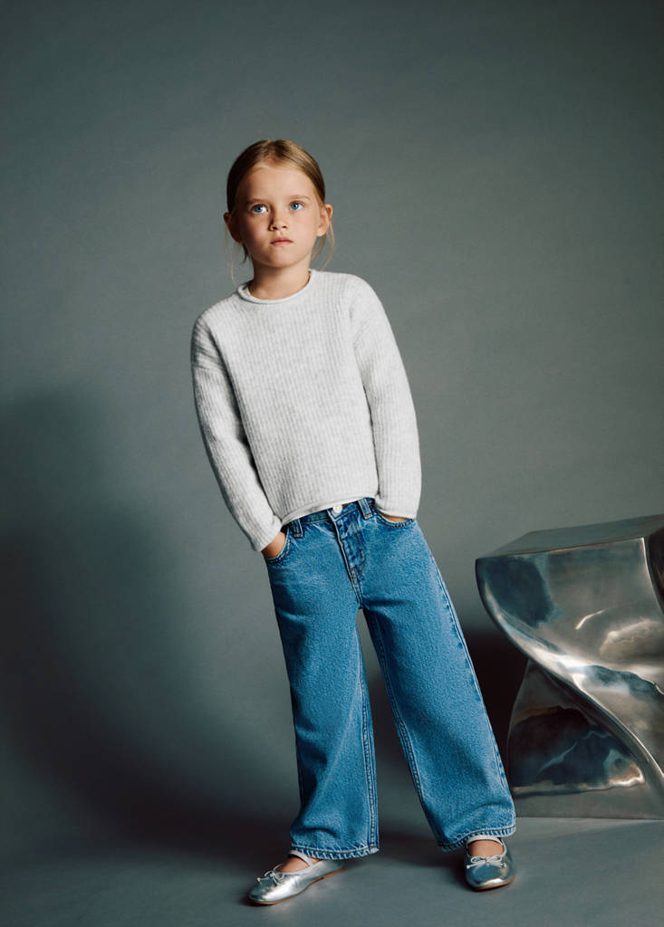 Knit sweater — Light Heather Grey