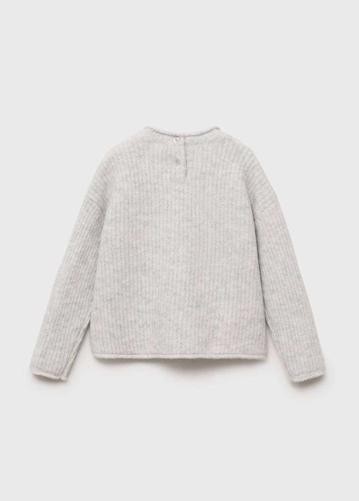 Knit sweater — Light Heather Grey