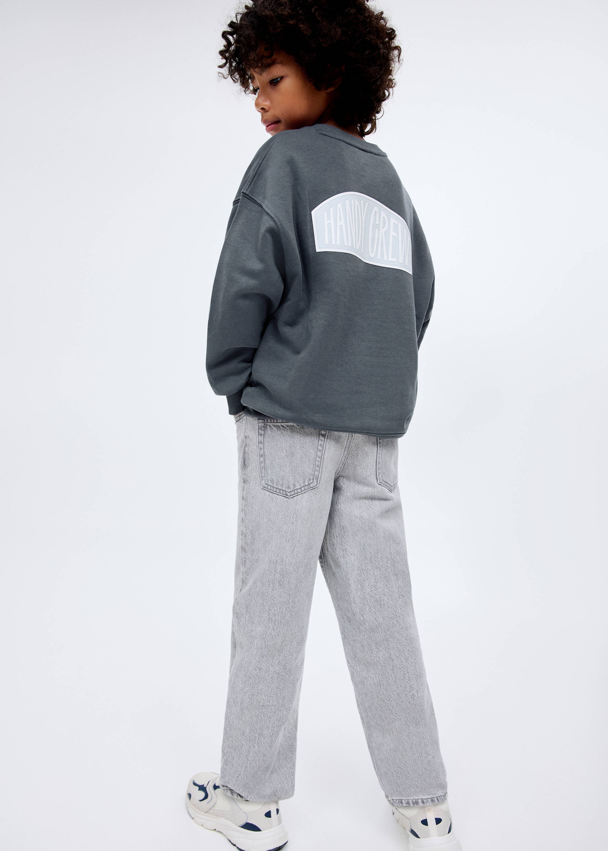 Sudadera algodón estampada - Plano general