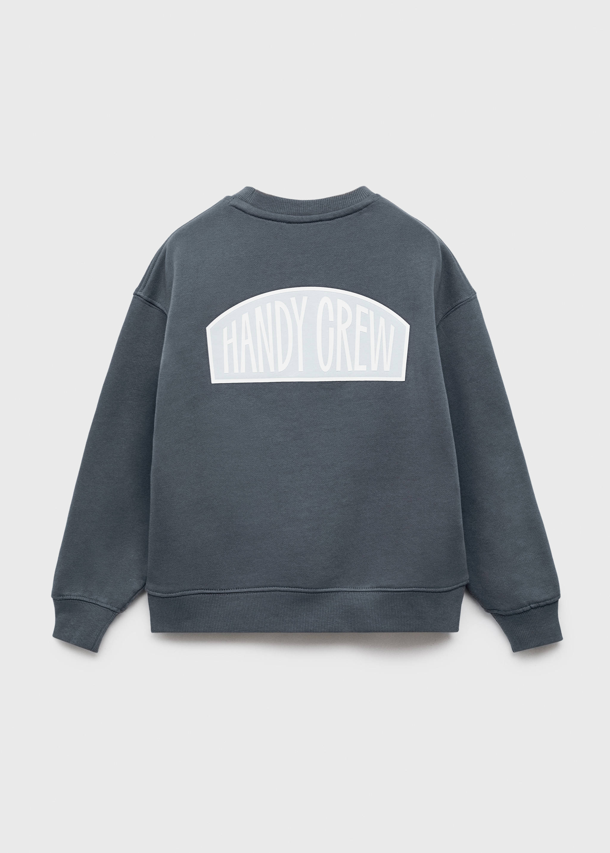 Sudadera algodón estampada - Reverso del artículo