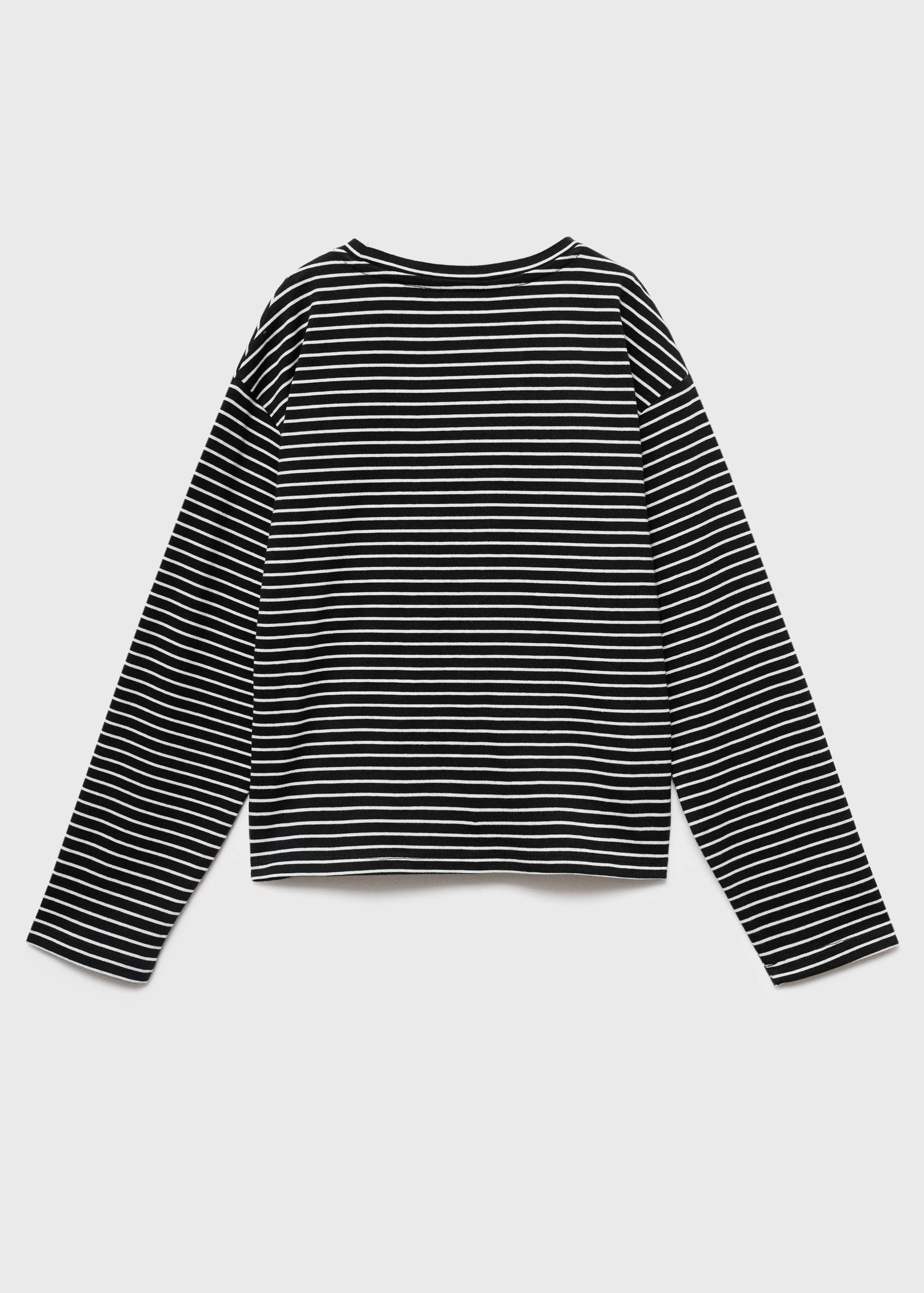 Ruched striped top - Reverse of the article
