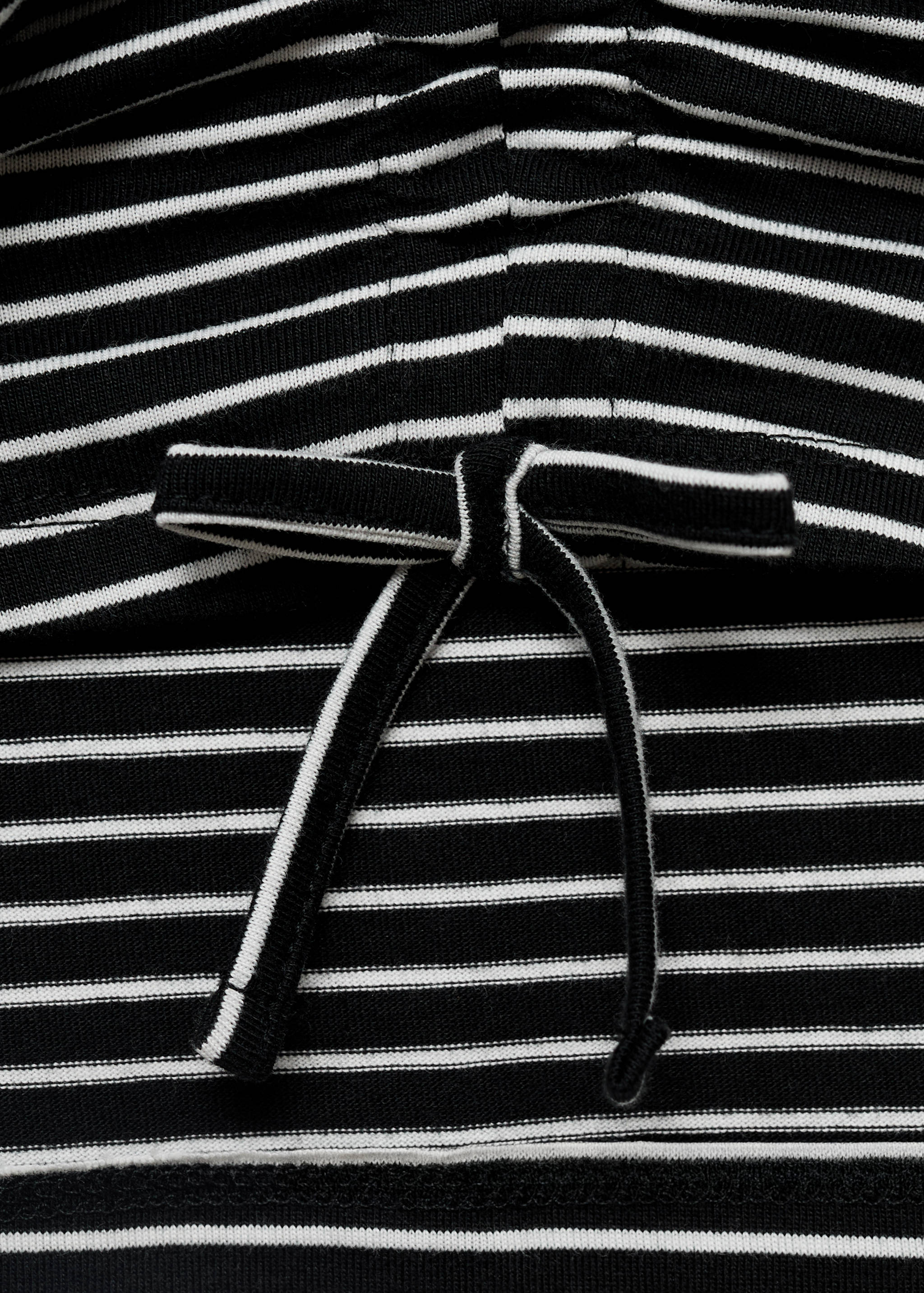 Ruched striped top - Details of the article 8