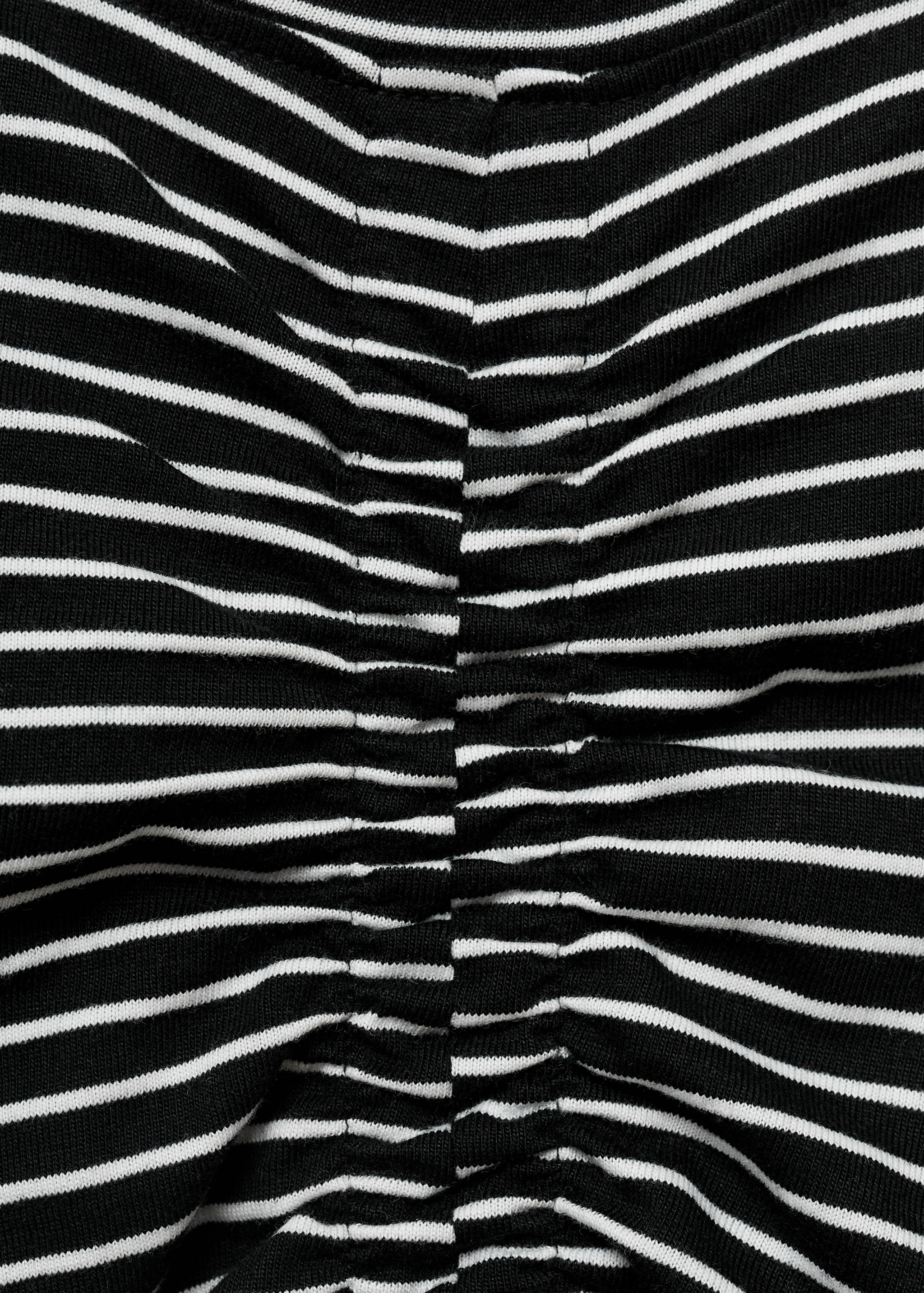 Ruched striped top - Details of the article 0