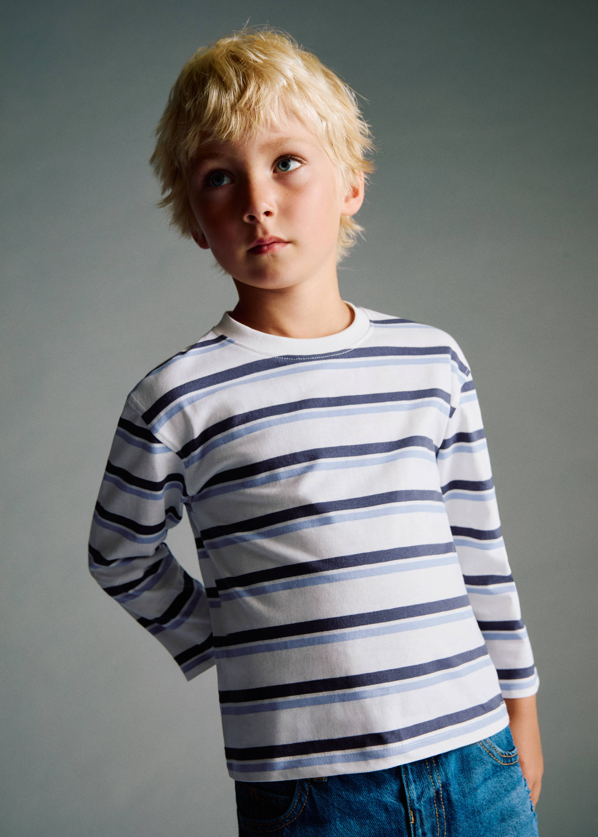 Striped cotton t-shirt - General plane