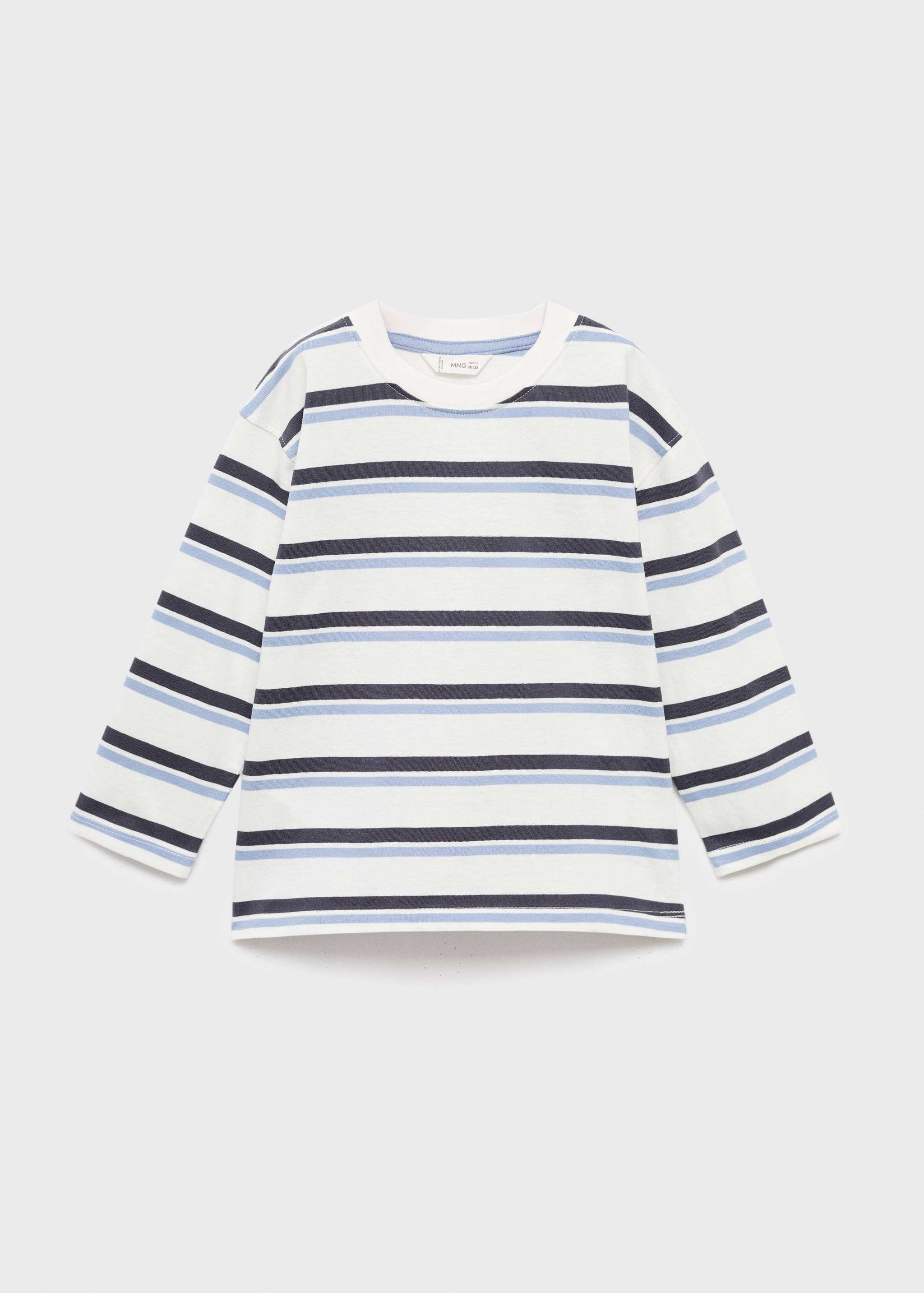 Striped cotton t-shirt - Article without model