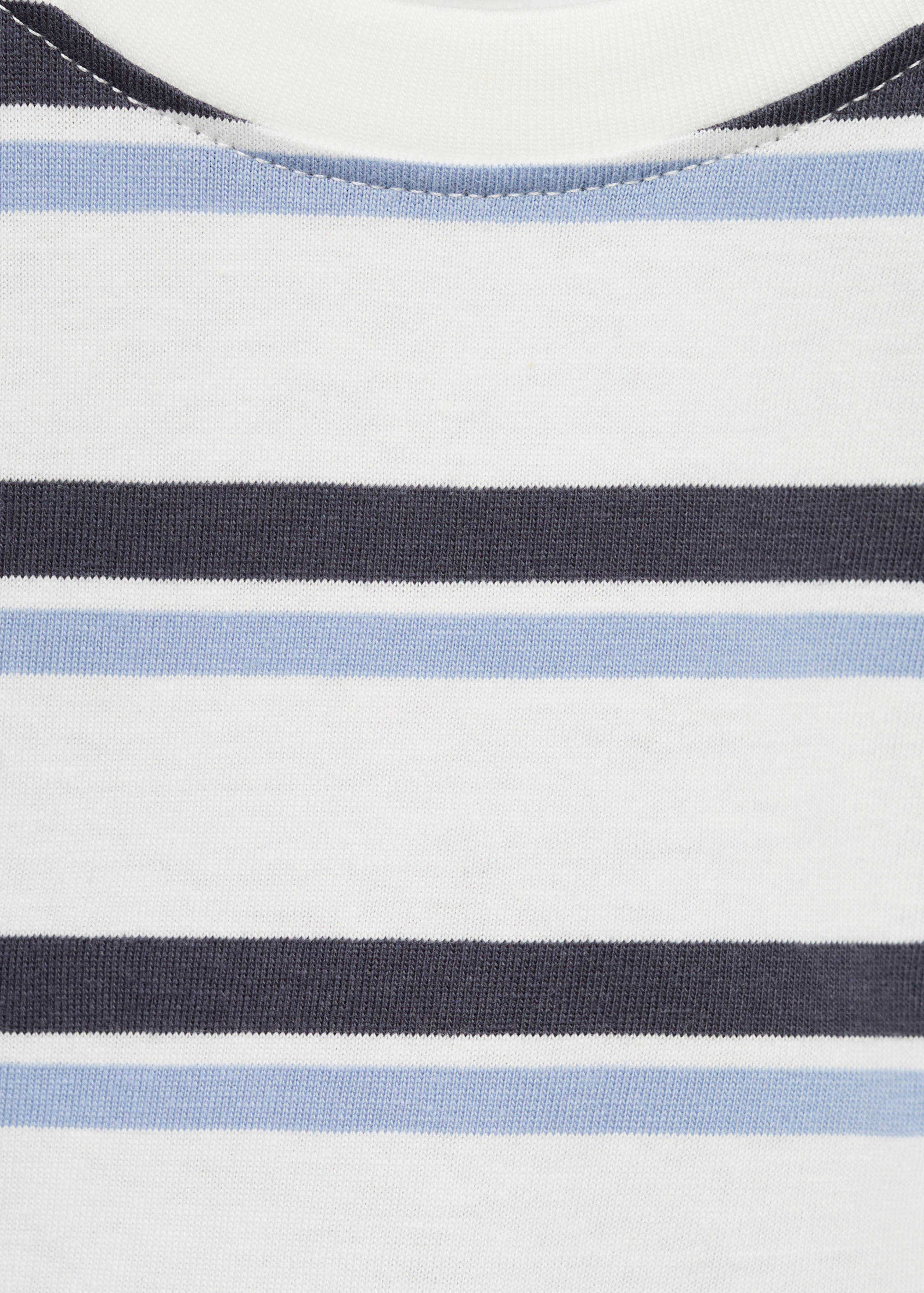 Striped cotton t-shirt - Details of the article 8