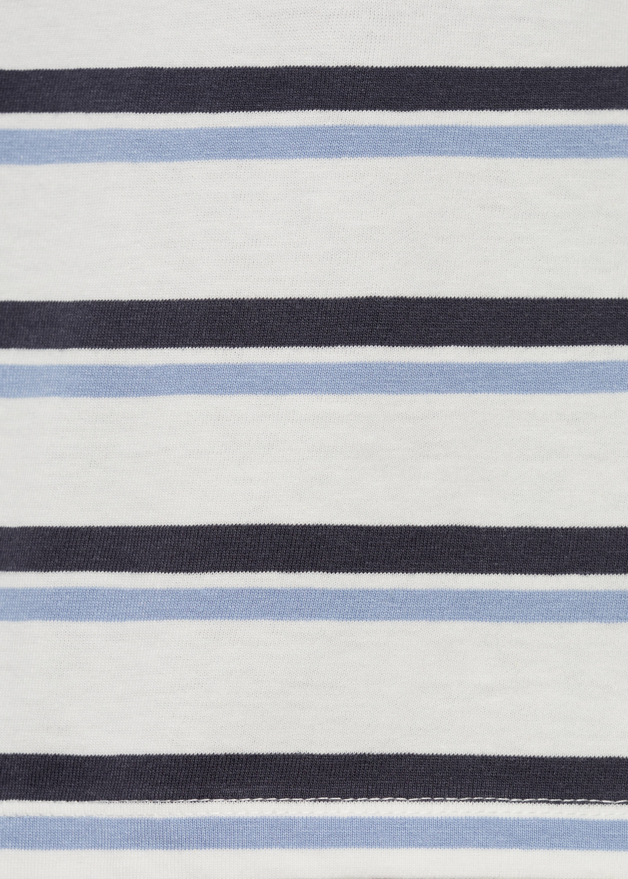 Striped cotton t-shirt - Details of the article 0
