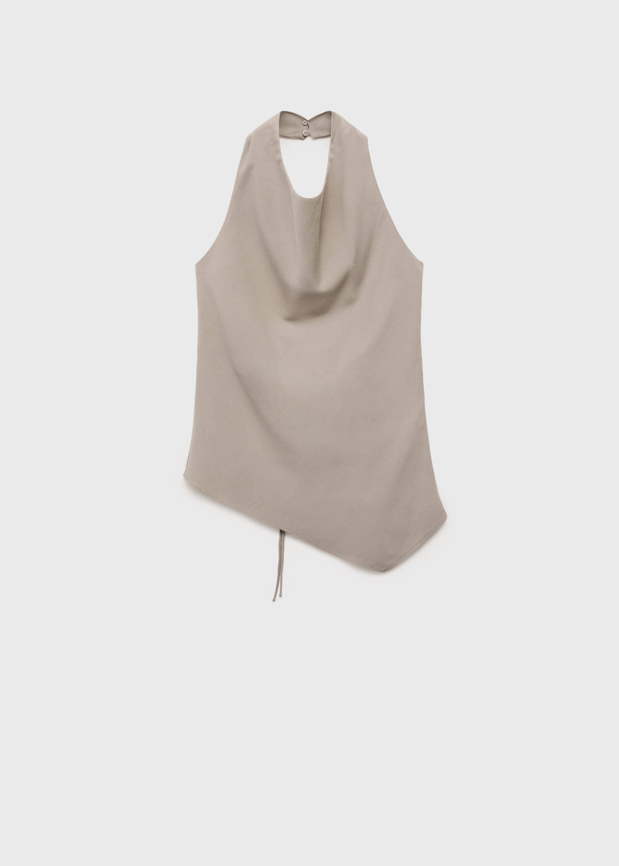 Top assimétrico com costas abertas - Artigo sem modelo