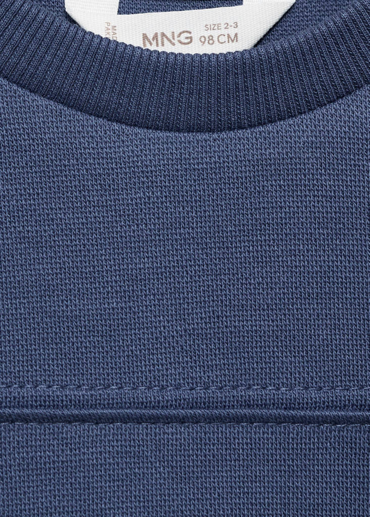 Oversize cotton sweatshirt — Night Blue