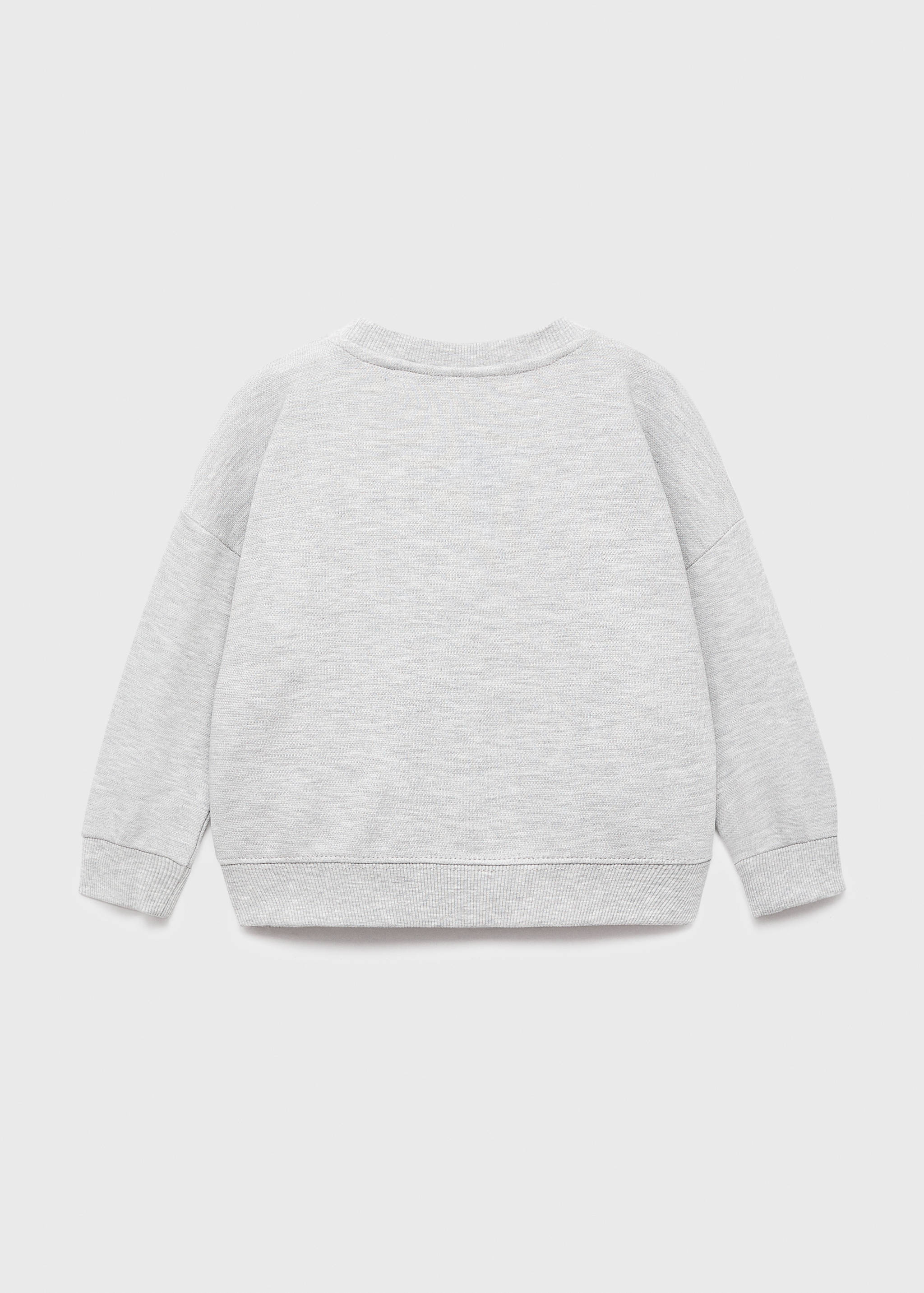 Oversize cotton sweatshirt - Reverse of the article