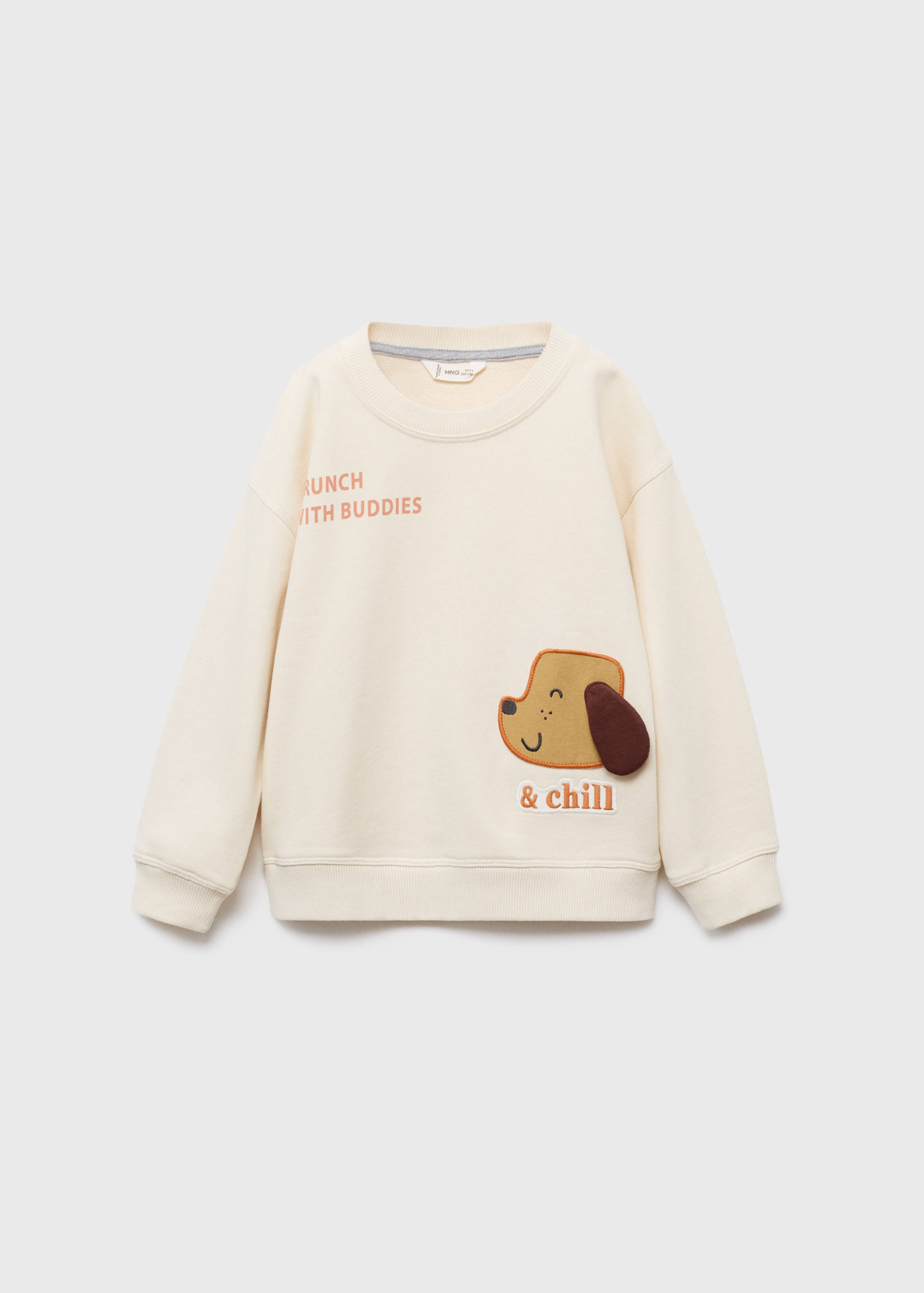 Sweatshirt with embroidered animals - Article without model
