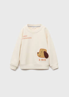 Sweatshirt with embroidered animals — Ecru 3