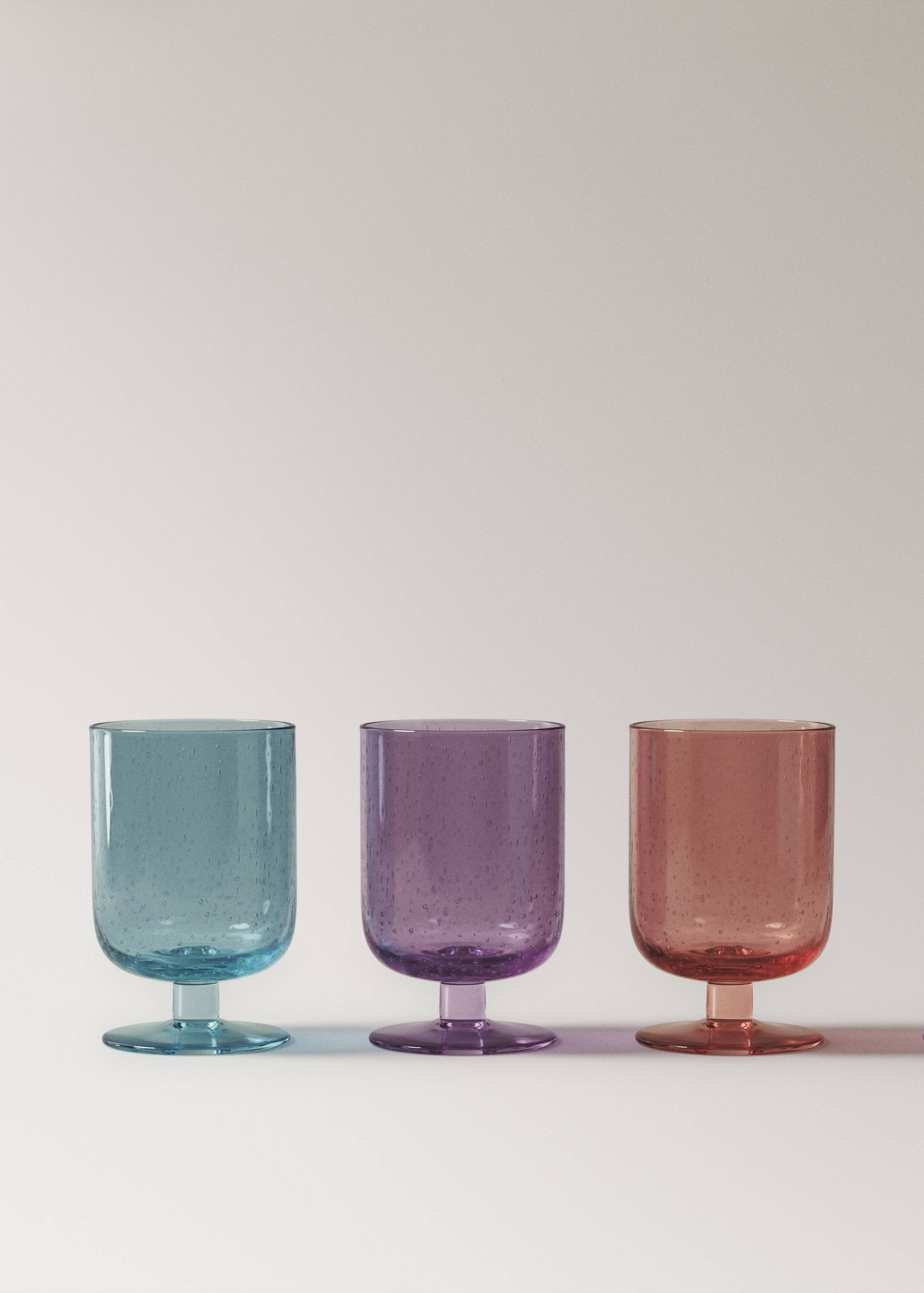 Bubble-design glass cup - Details of the article 3