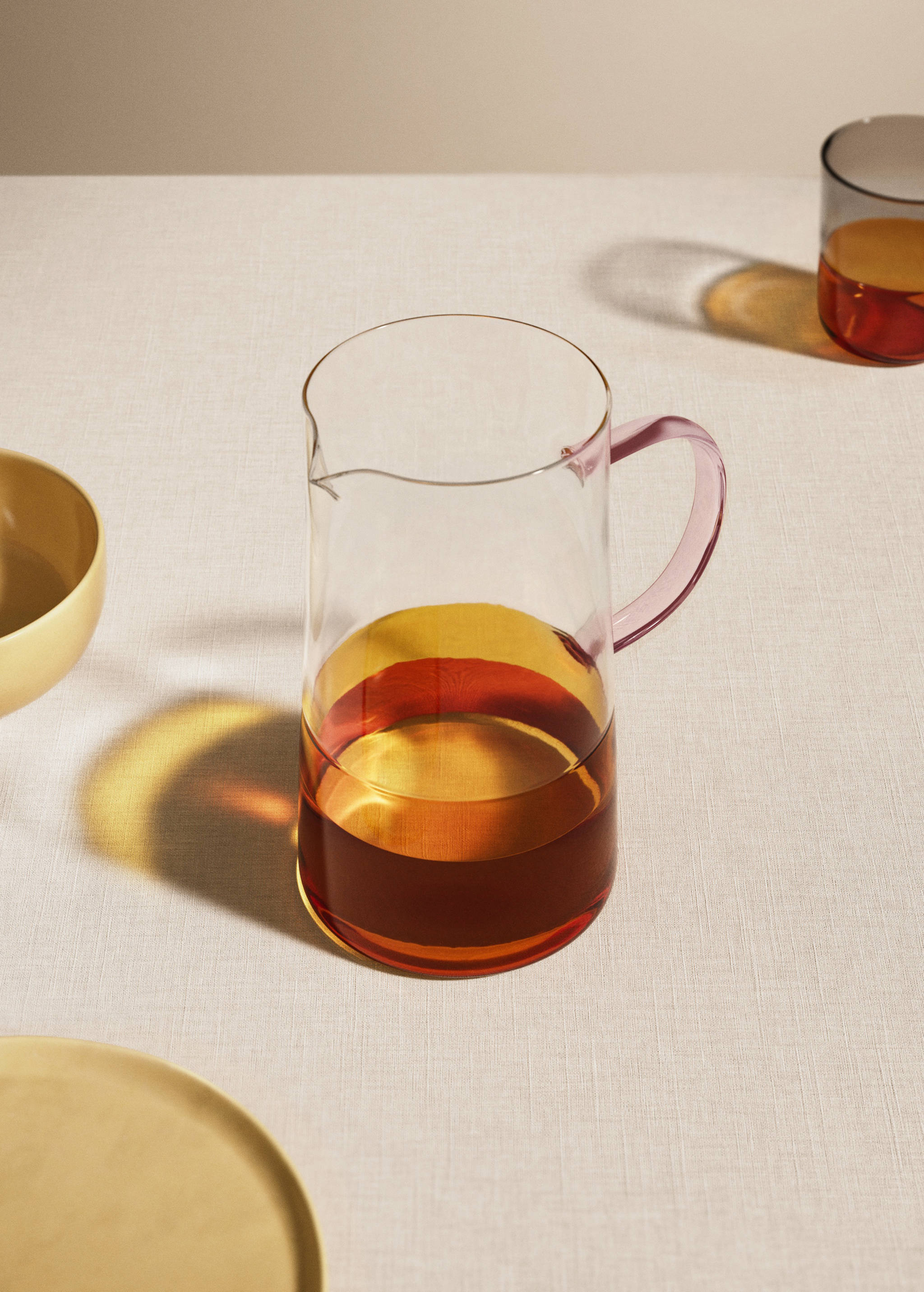 Jarro borossilicato bicolor - Plano geral