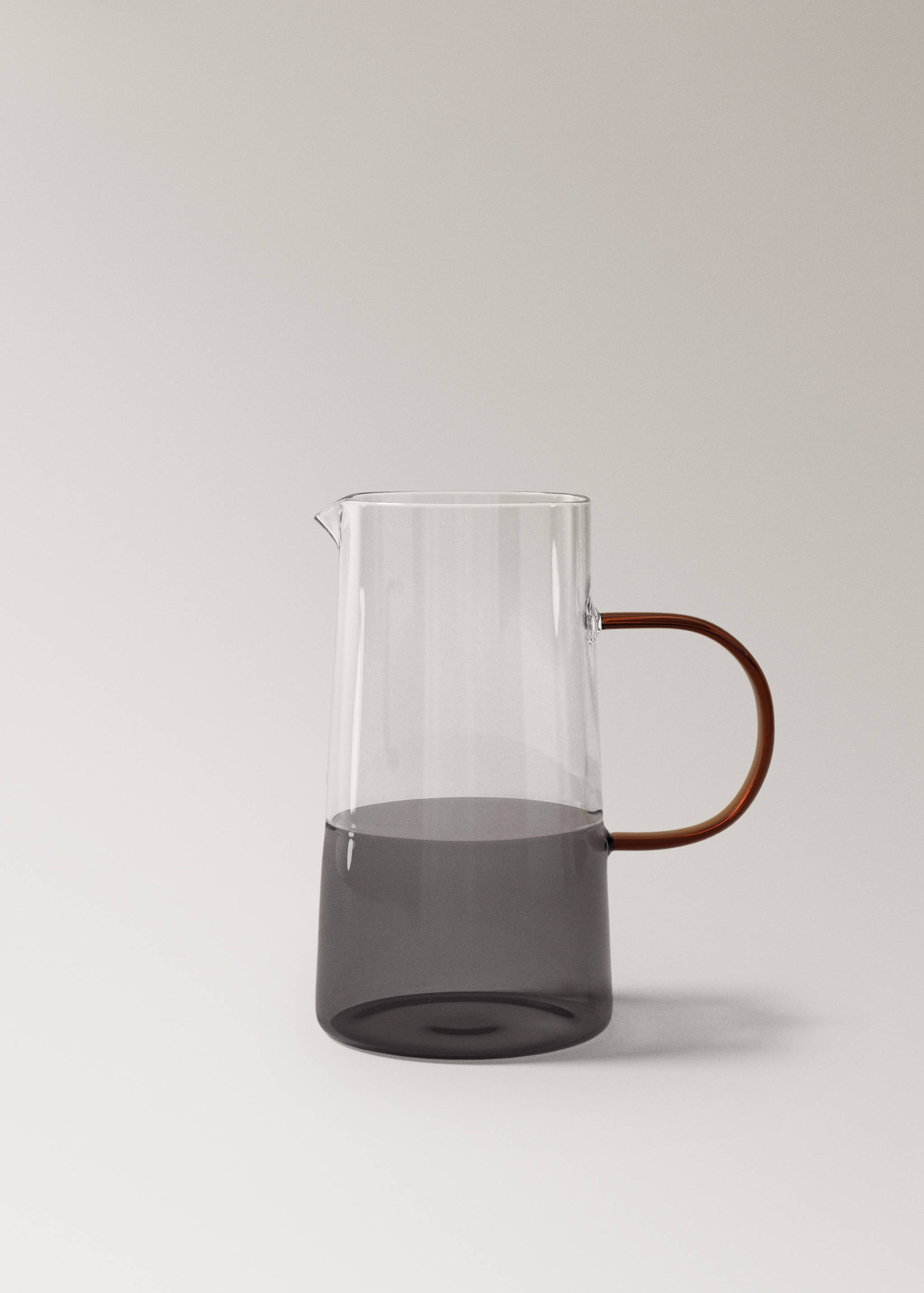 Carafe verre borosilicate bicolore - Article sans modèle