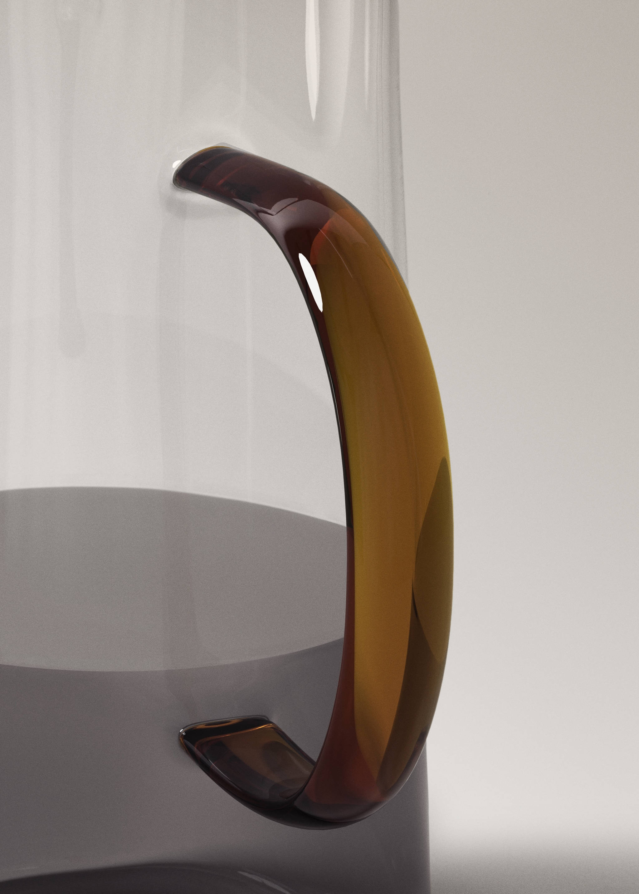 Carafe verre borosilicate bicolore - Détail de l'article 2