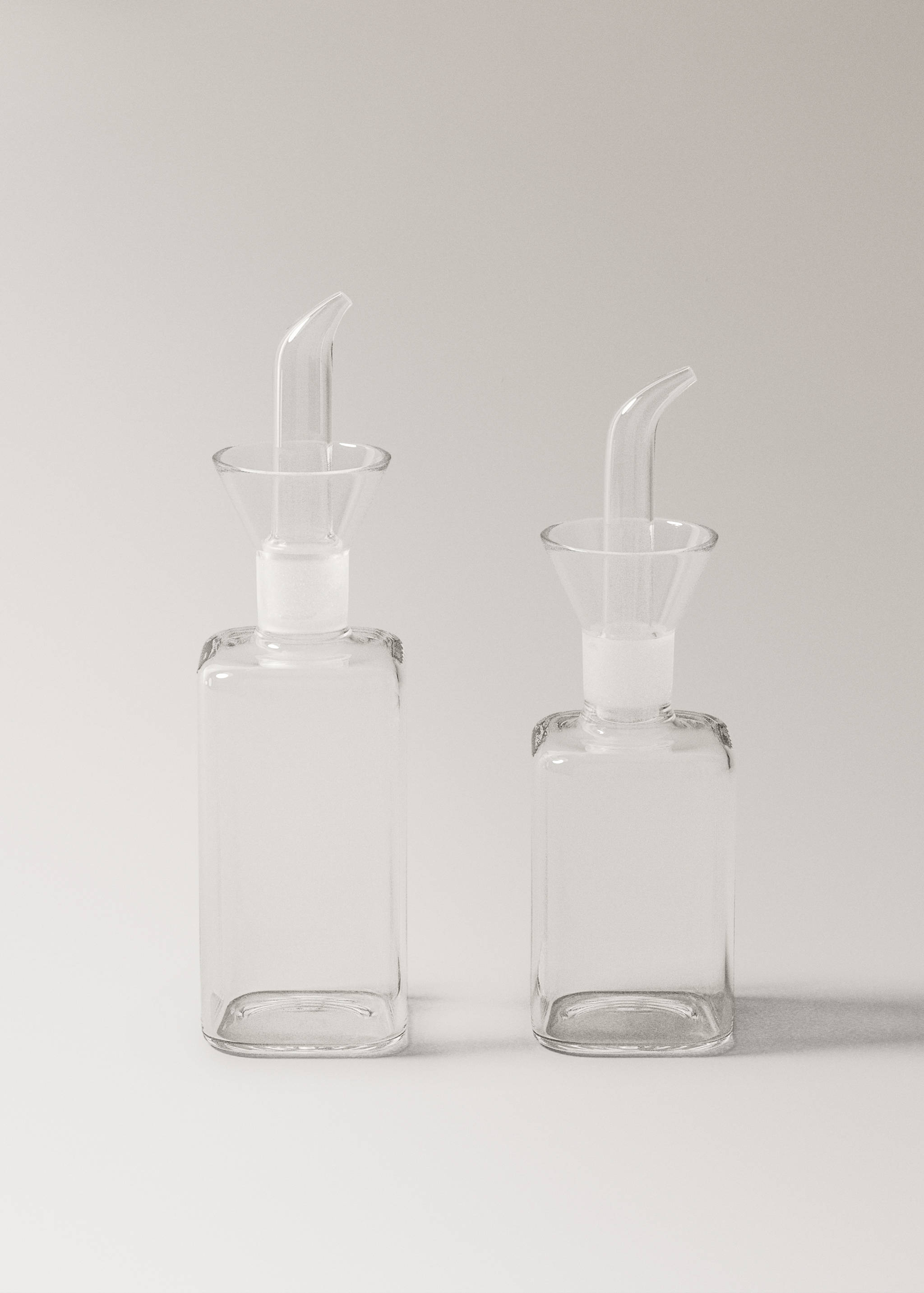 Small transparent borosilicate oil cruet - Details of the article 4