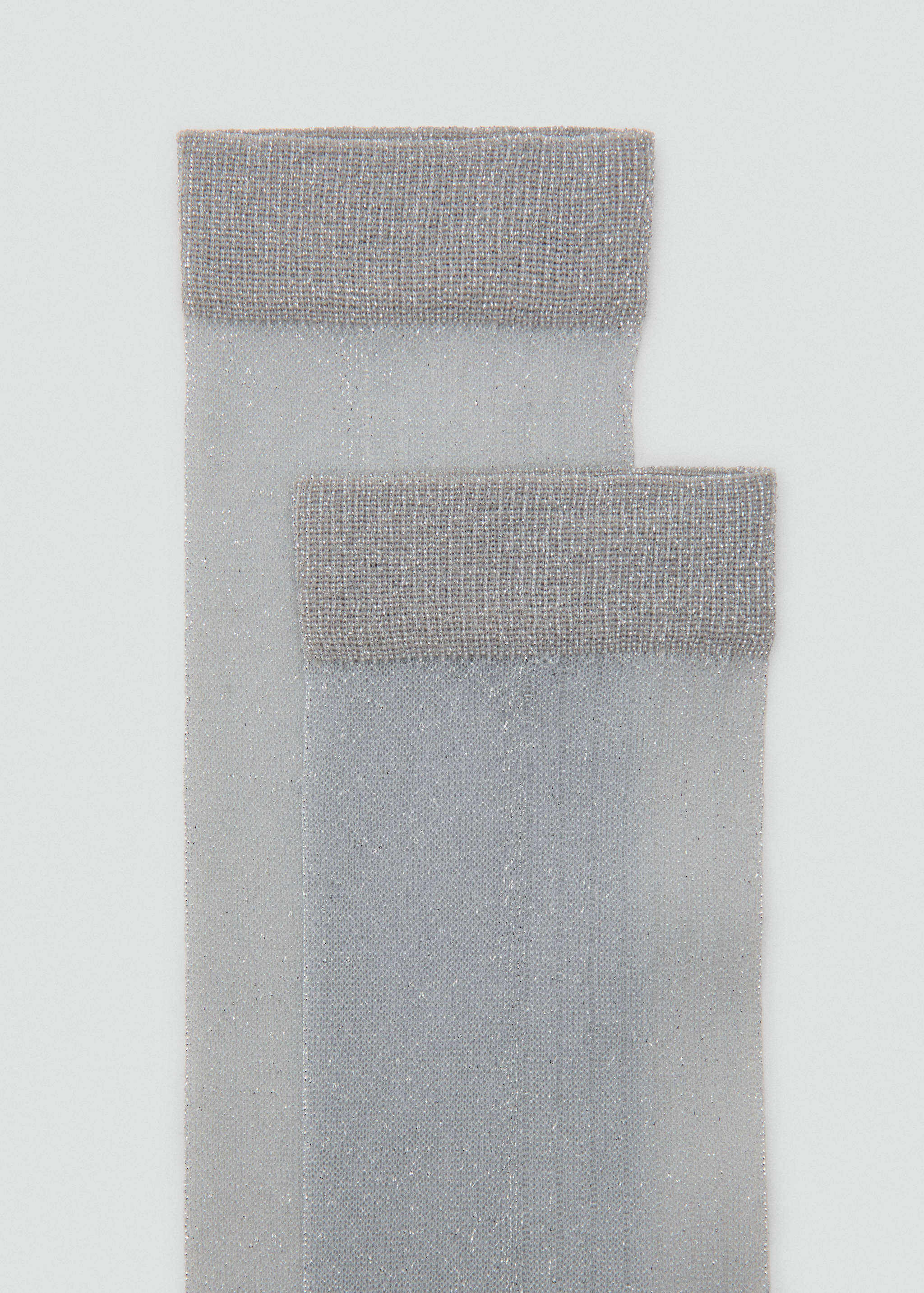 Lange lurex kousen - Middenvlak