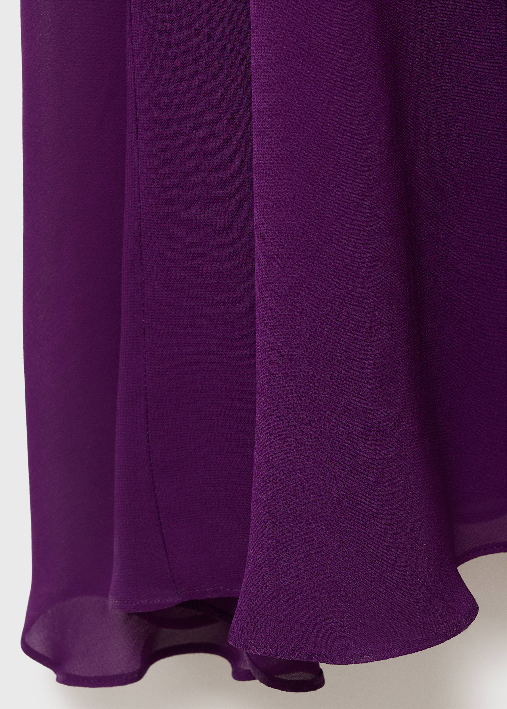 Halter-neck pleated dress - Details of the article 0