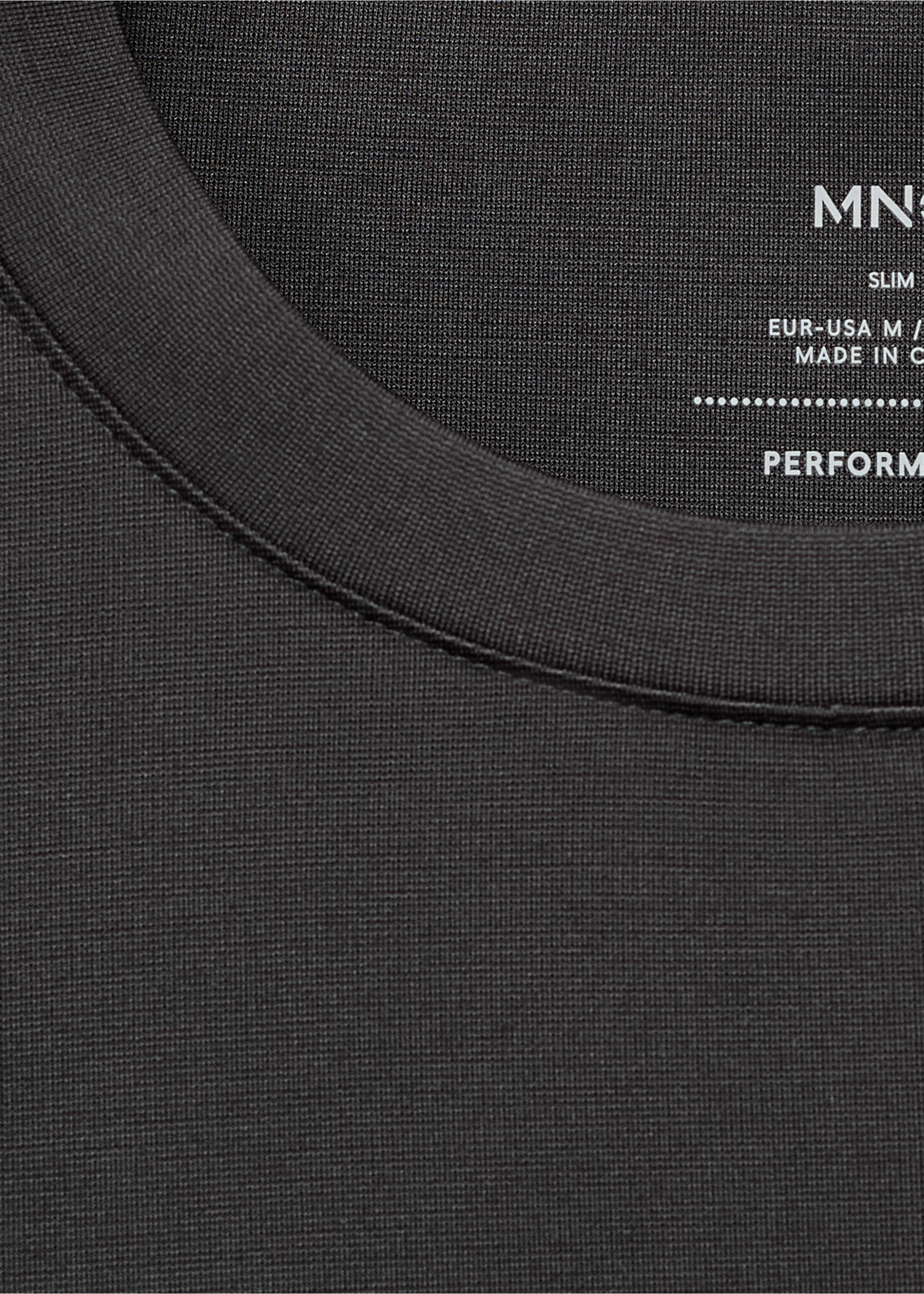 COOLMAX® slim fit T-shirt - Details of the article 8, Dark Green. Ref: 17034449-00.