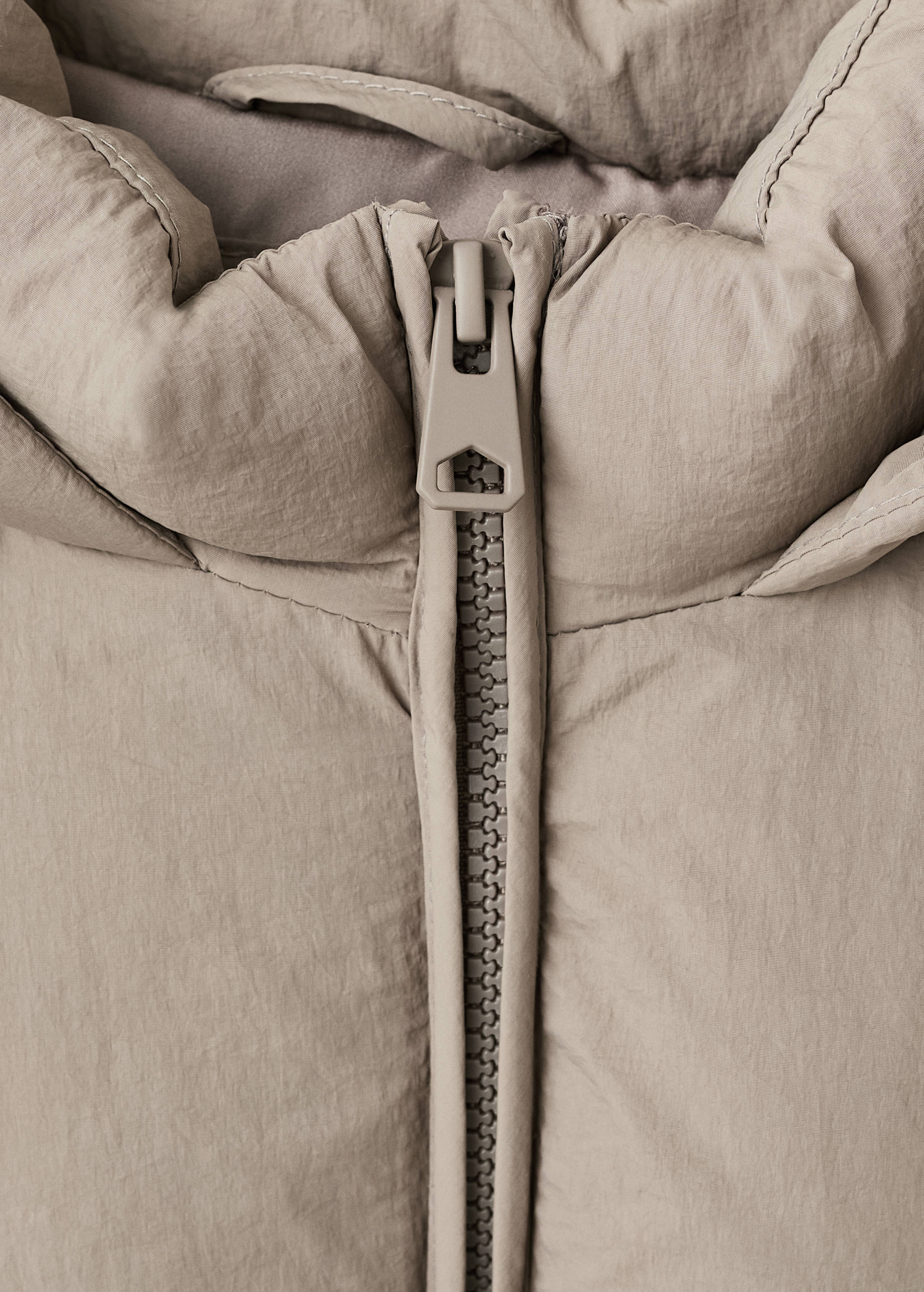 Hood puffer coat - Details of the article 8