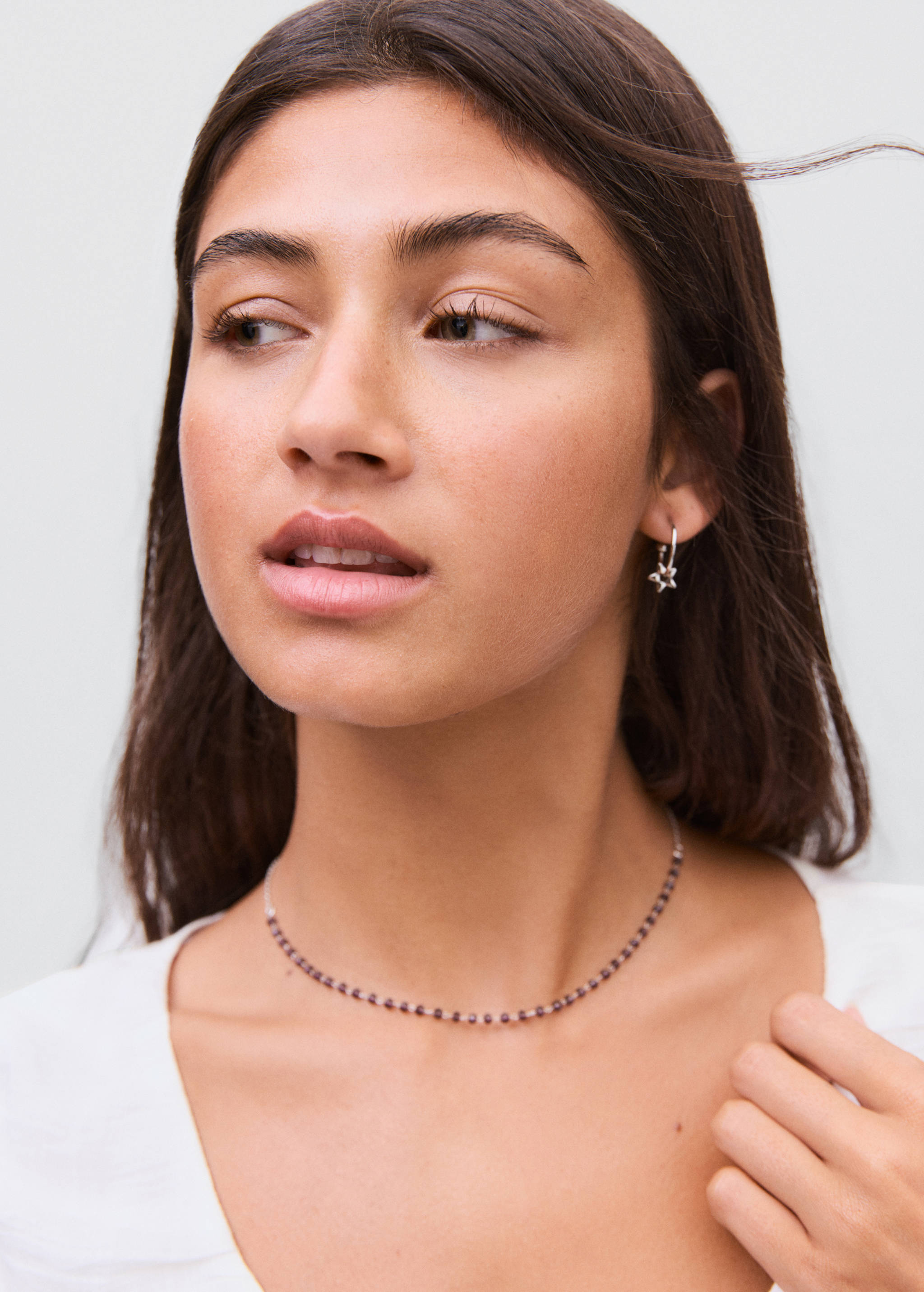 Ruffled shirred blouse - Details of the article 1