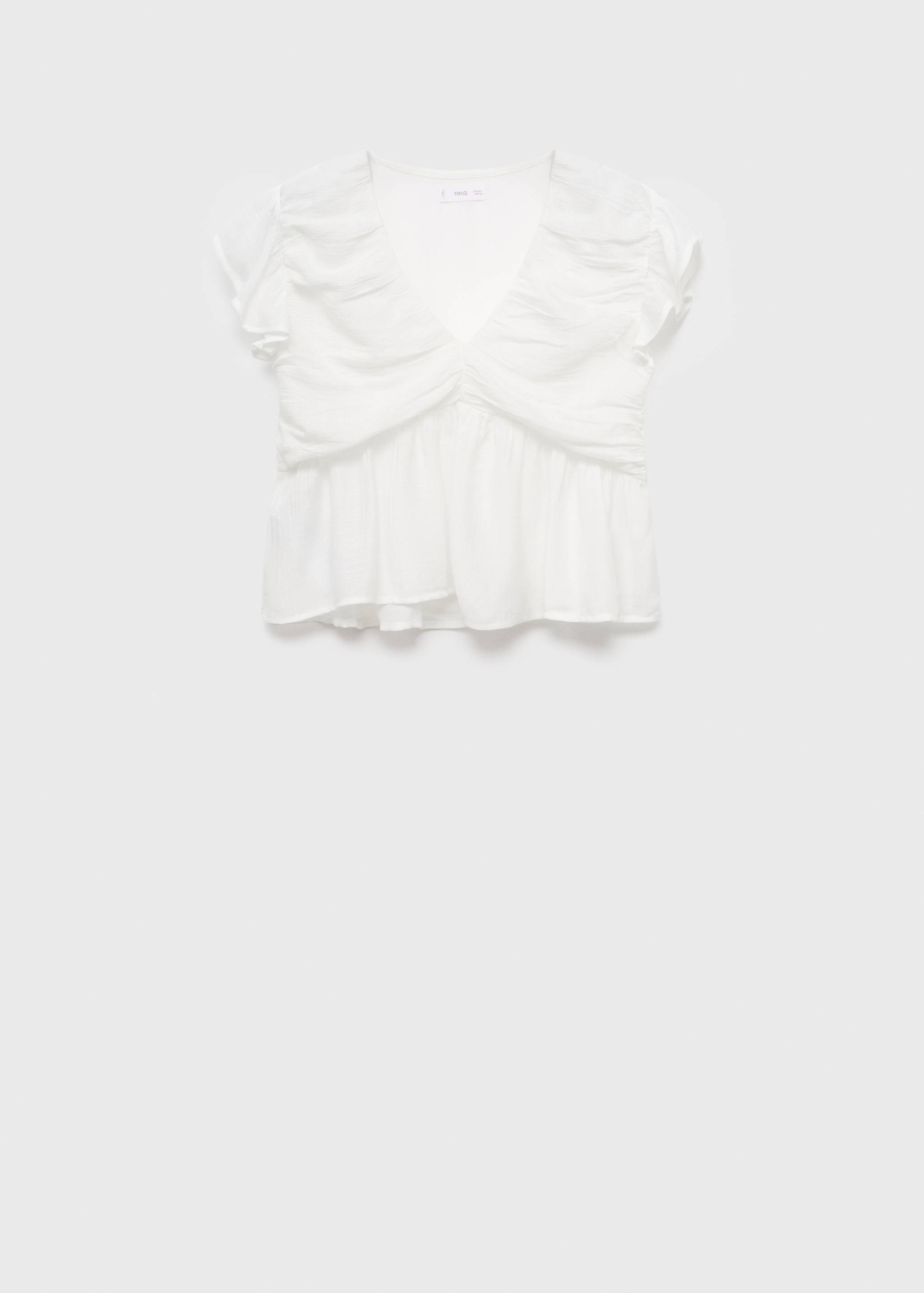 Ruffled shirred blouse - Article without model