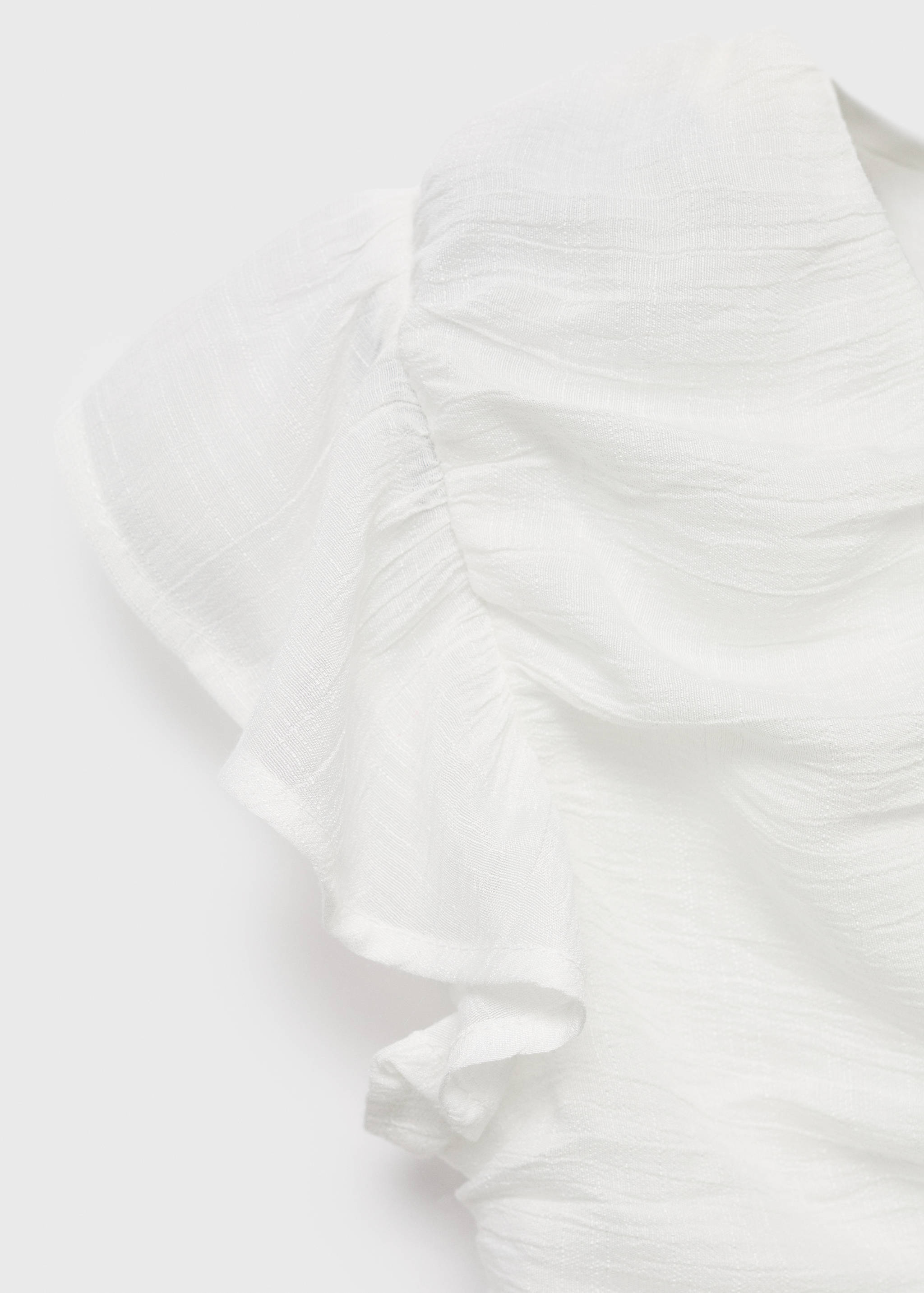 Ruffled shirred blouse - Details of the article 0