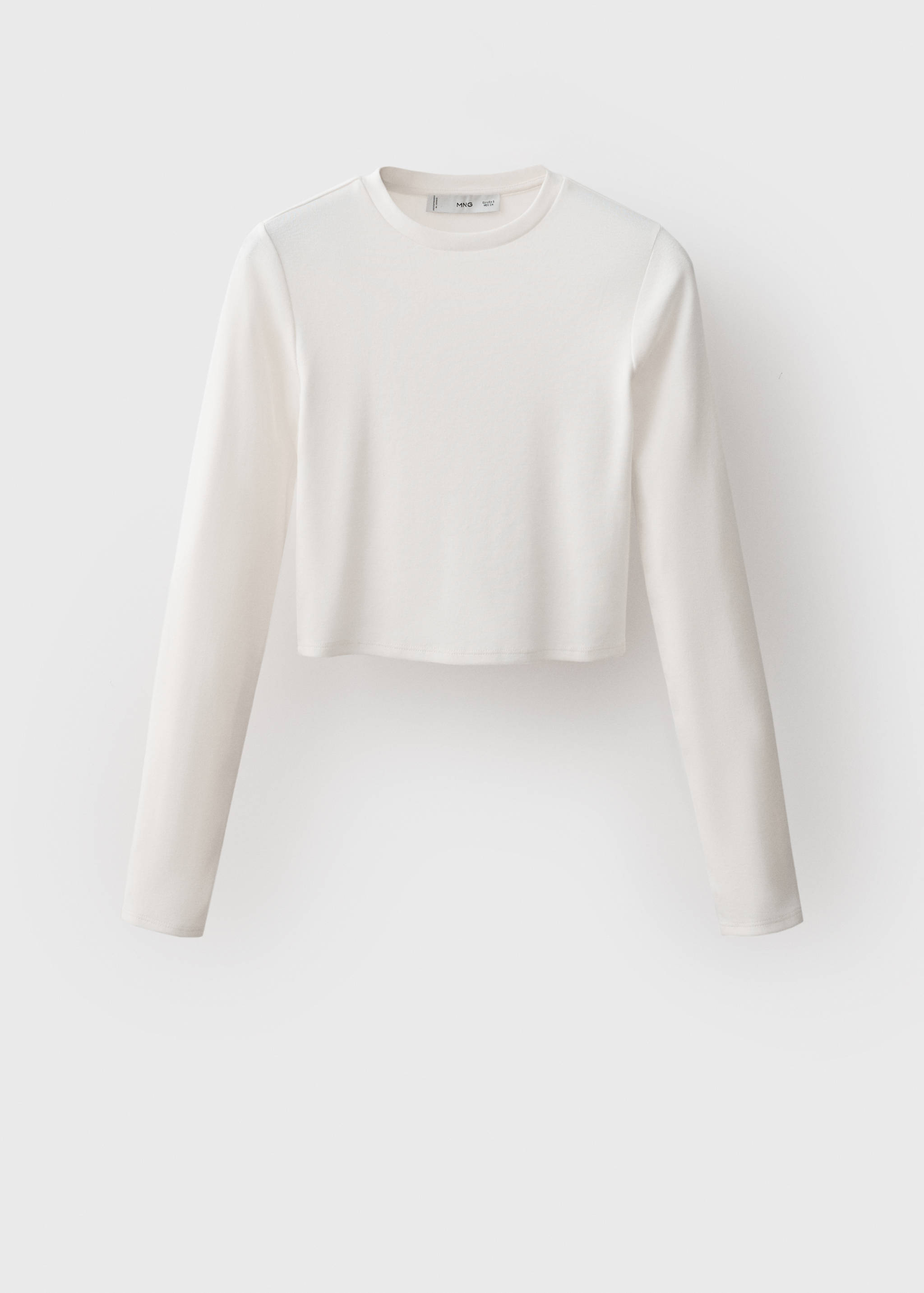 Long-sleeved cropped t-shirt - Article without model