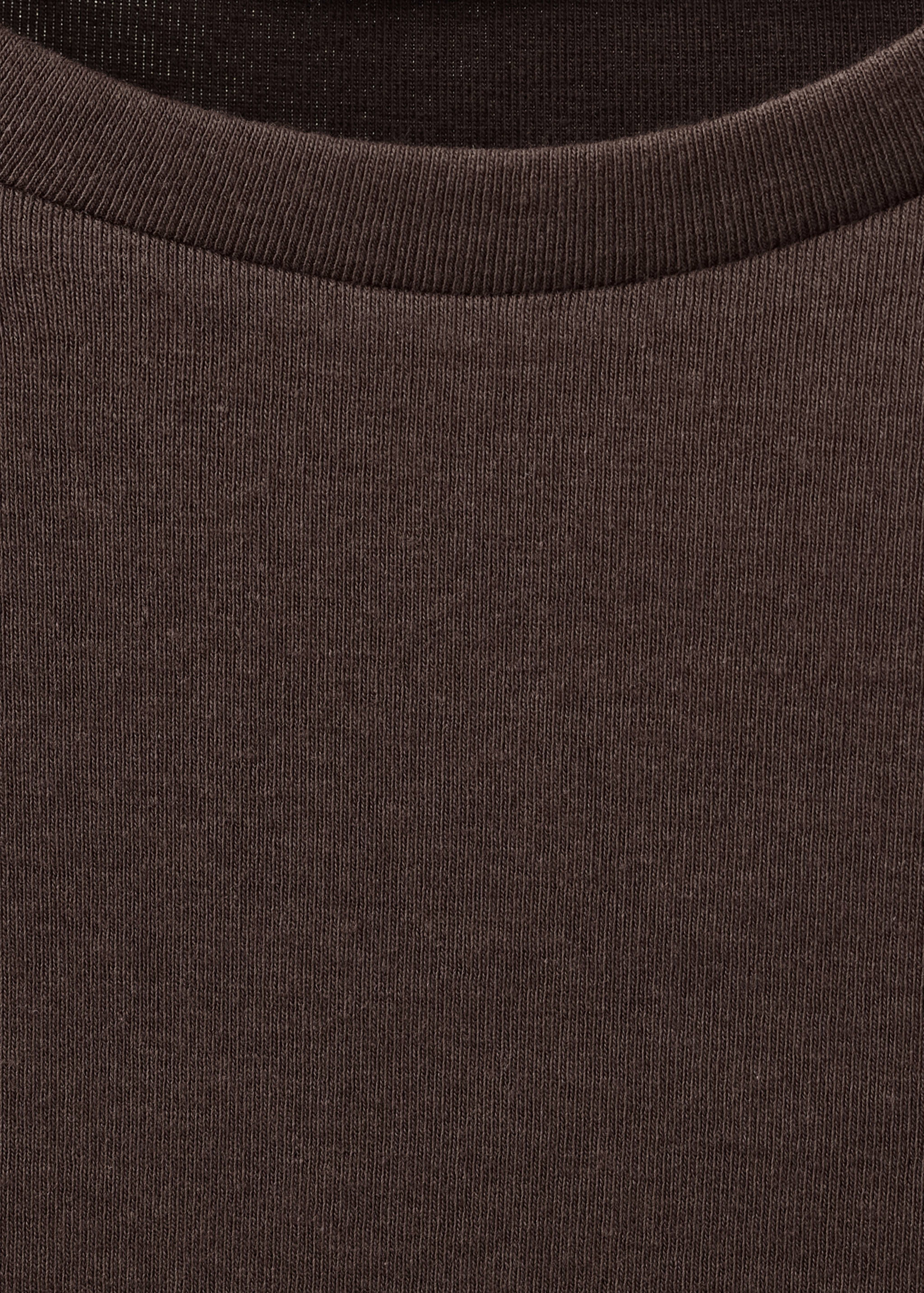 Long-sleeved cropped t-shirt - Details of the article 8