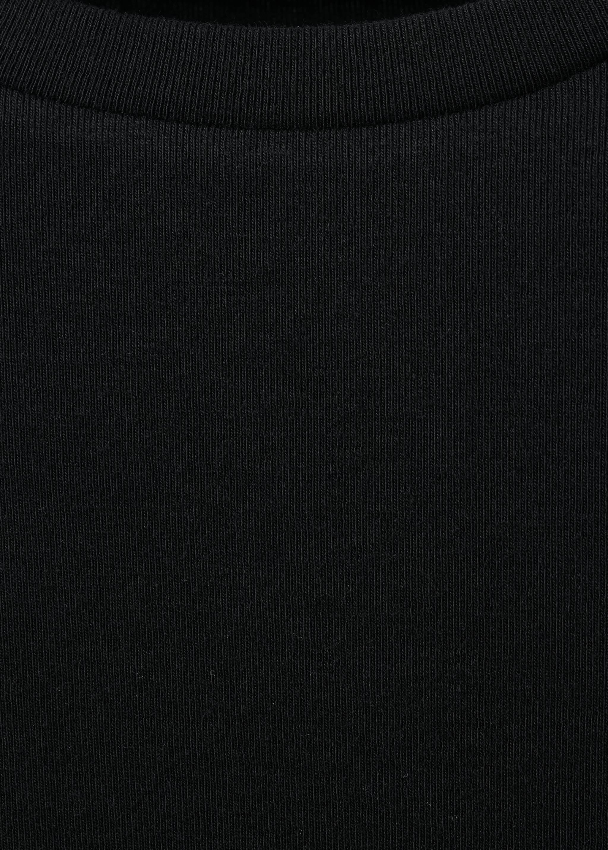 Long-sleeved cropped t-shirt - Details of the article 8