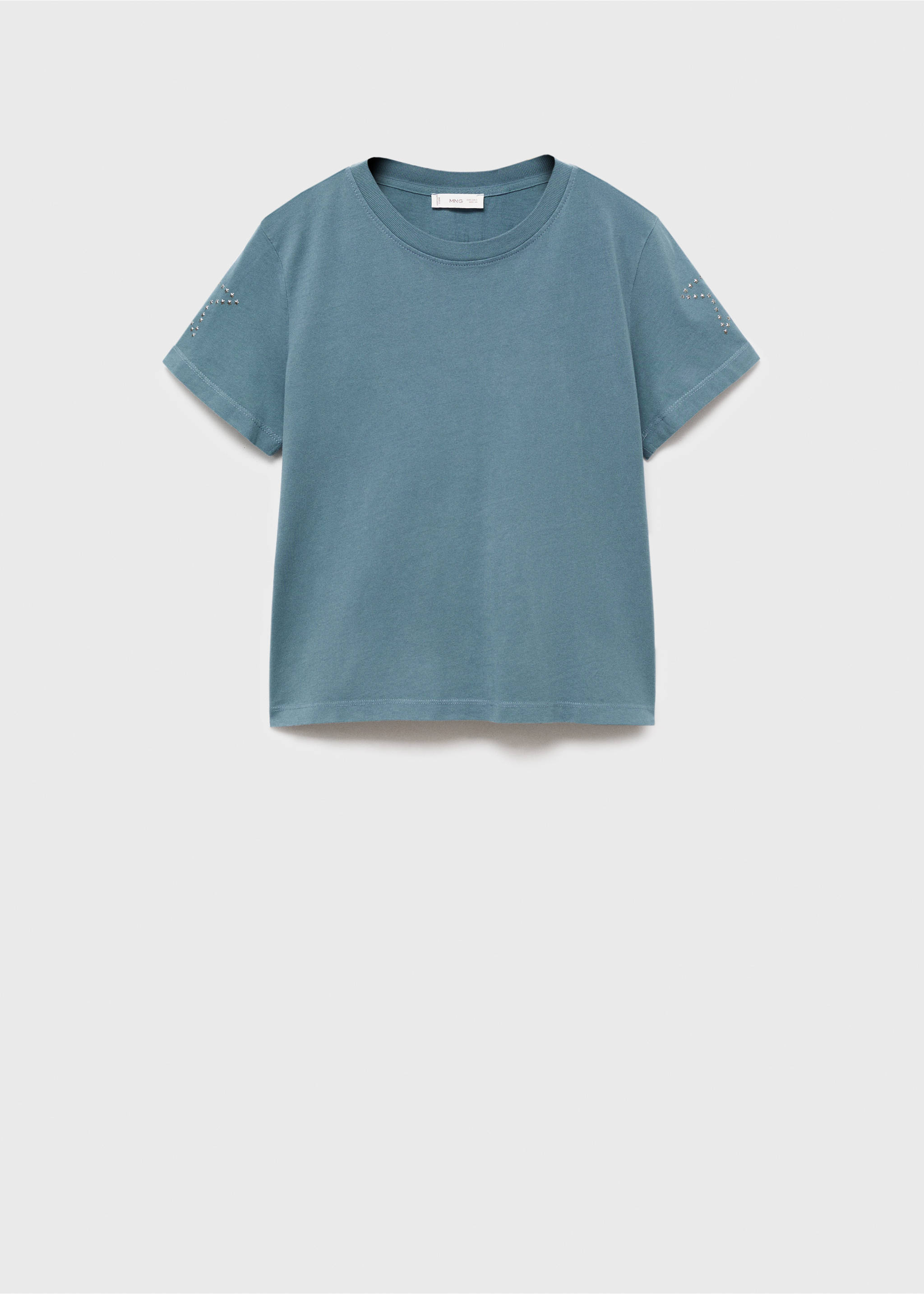 Star-studded t-shirt - Article without model, Green. Ref: 17034782-00.