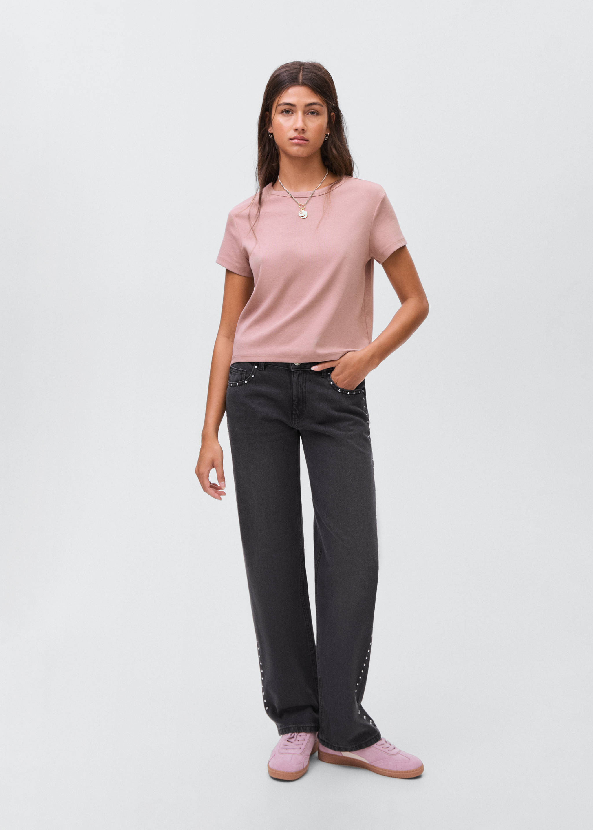 Fitted cotton t-shirt - General plane