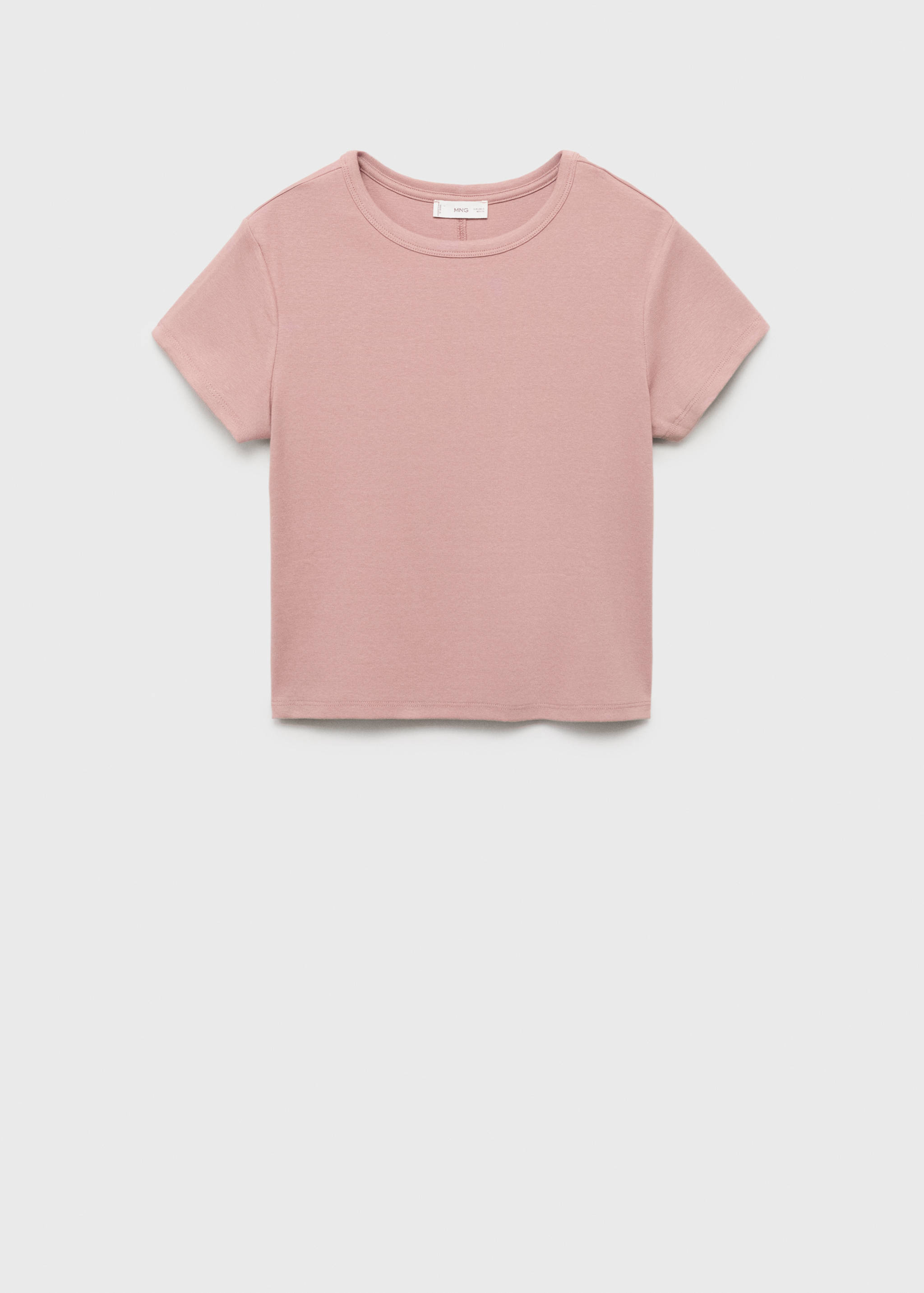 Fitted cotton t-shirt - Article without model