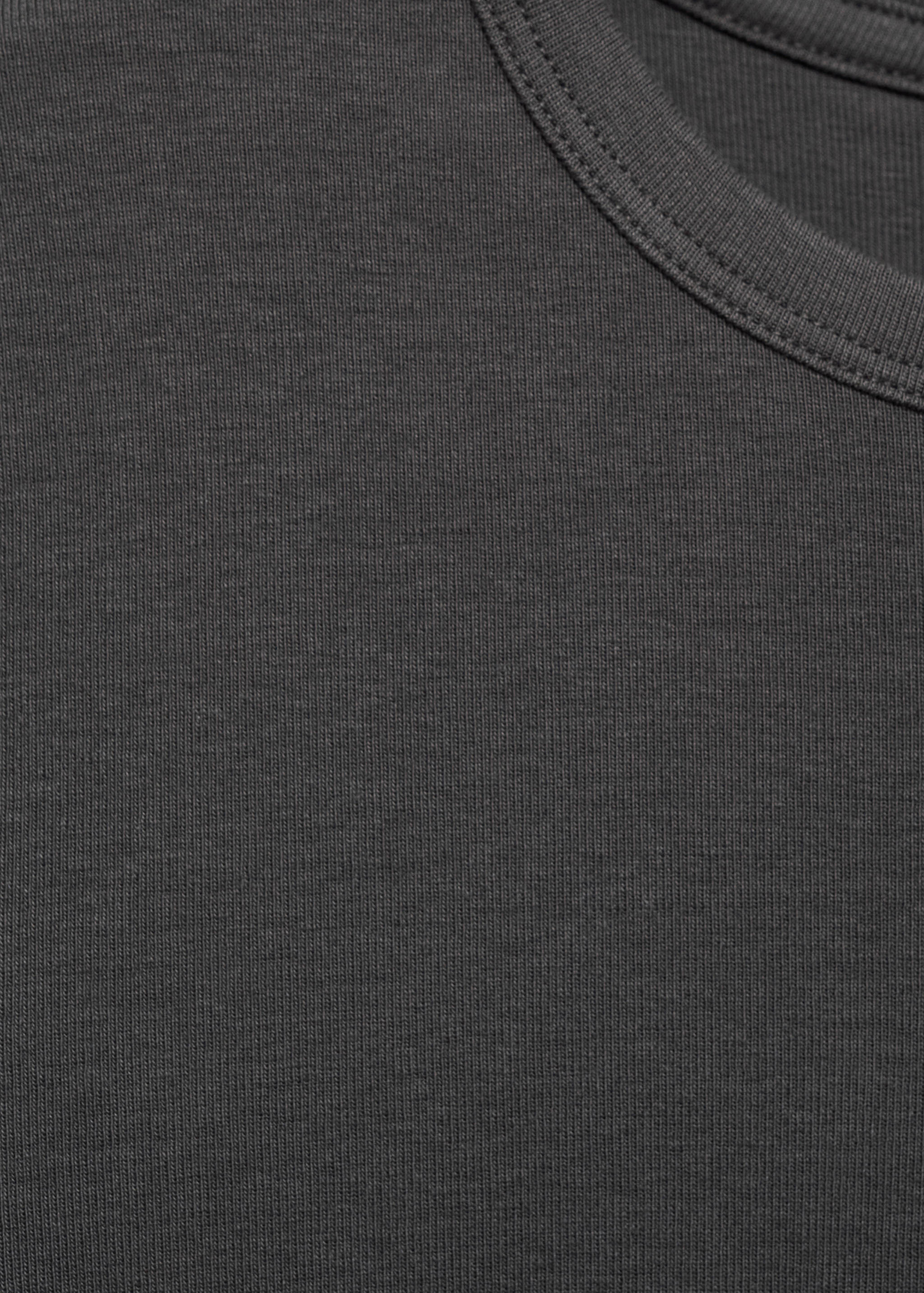 Fitted pamuklu tişört - Ürün detayı 8