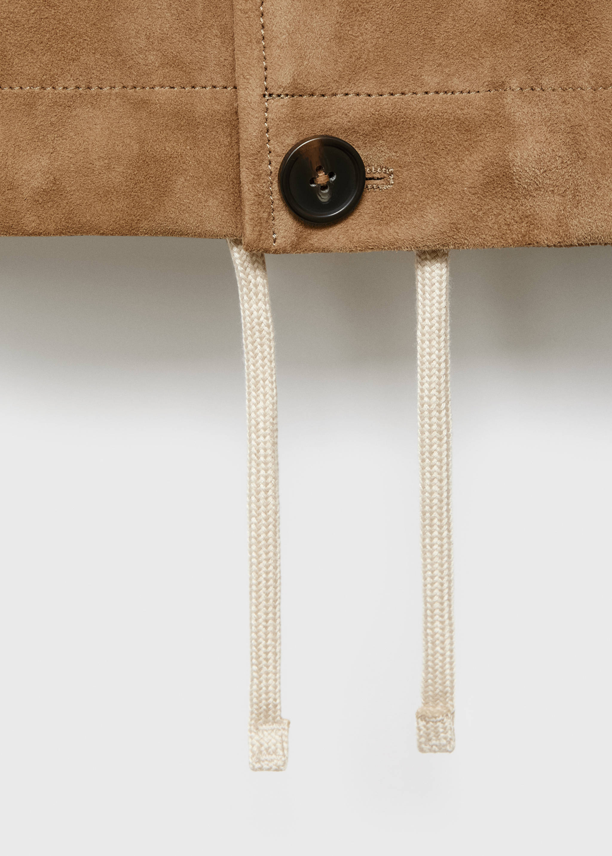 Куртка 100% замша с карманами - Деталь изделия 0