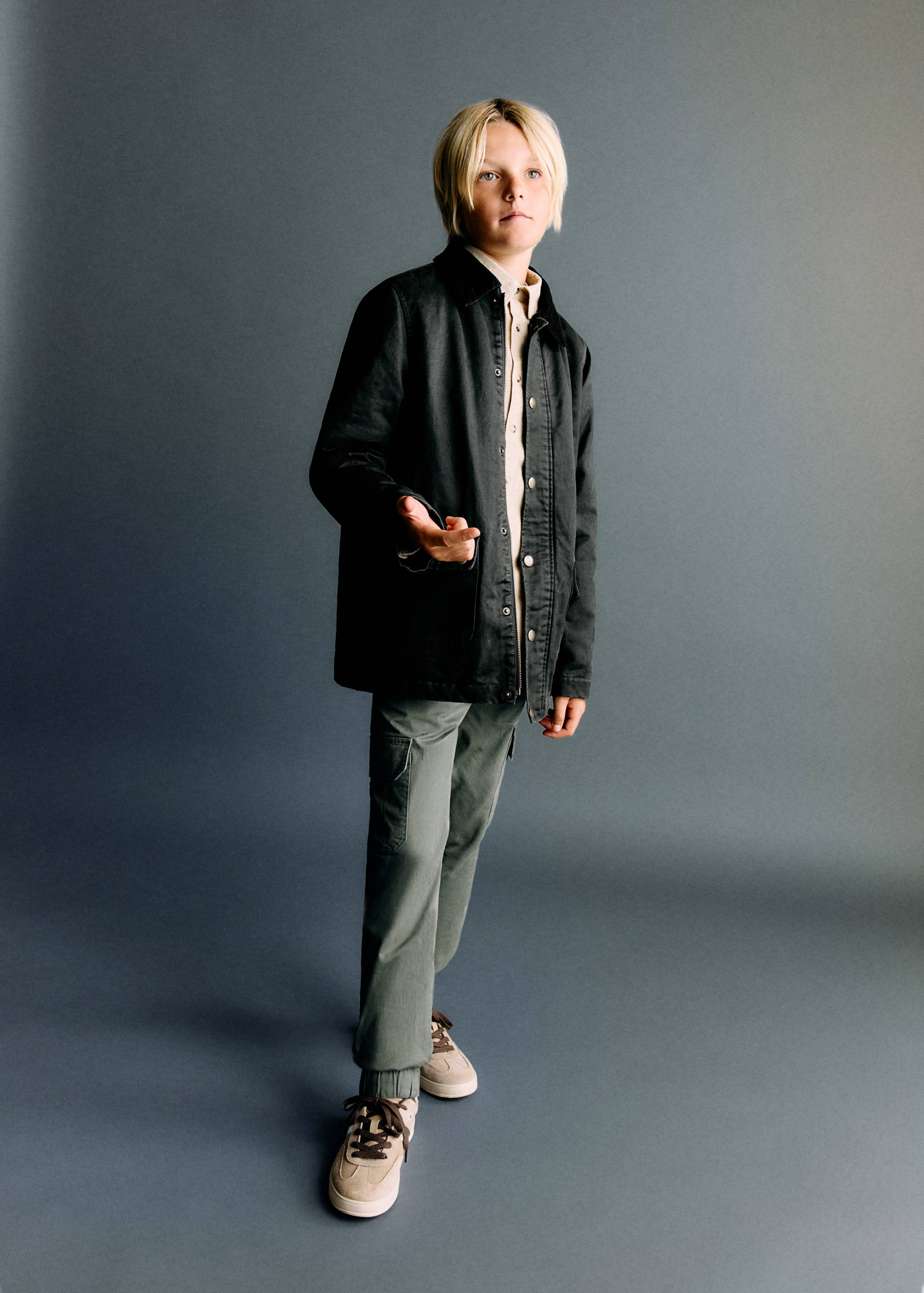 Parka effet ciré - Plan général