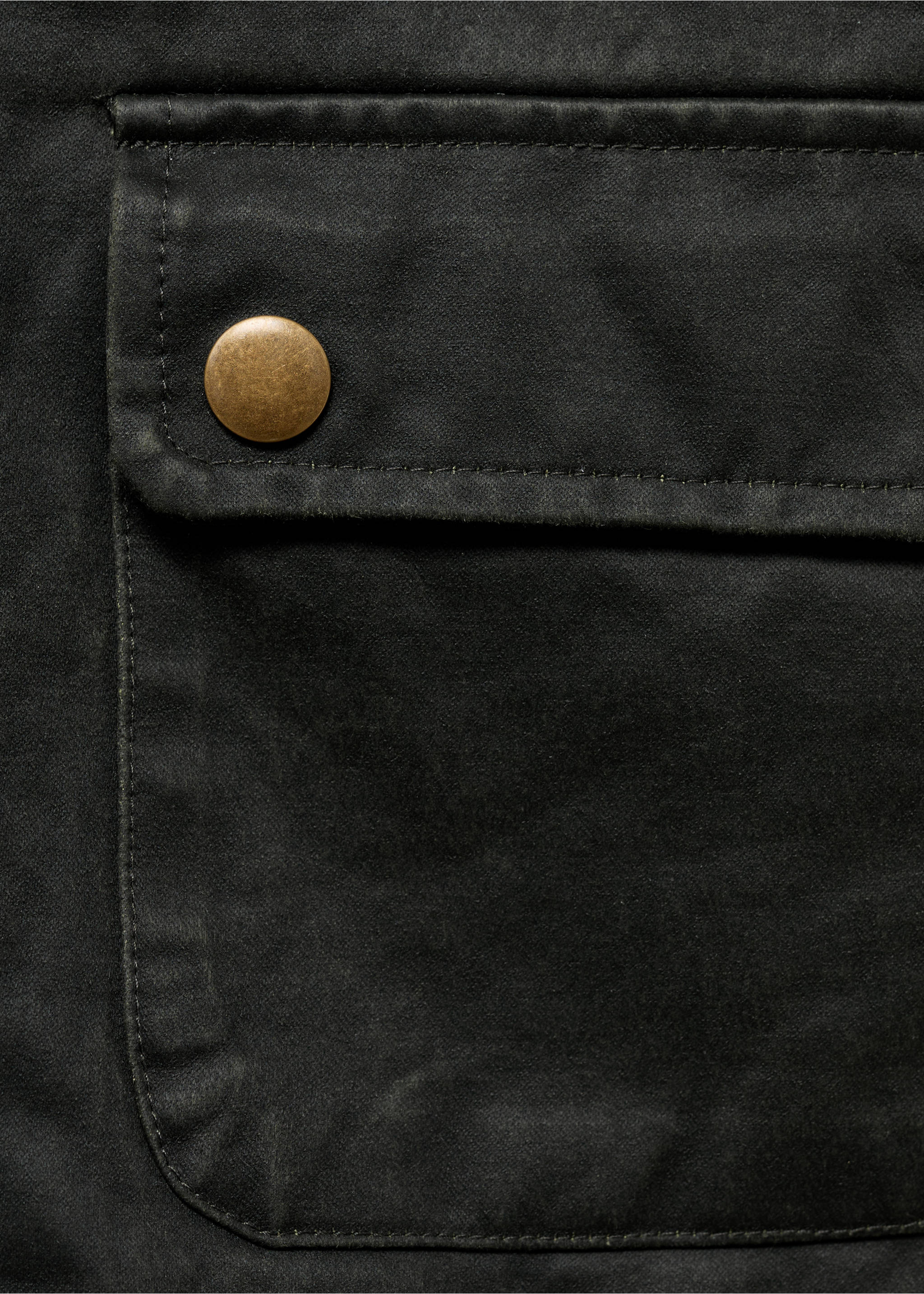 Parka effet ciré - Détail de l'article 0, Kaki. Ref: 17035142-00.