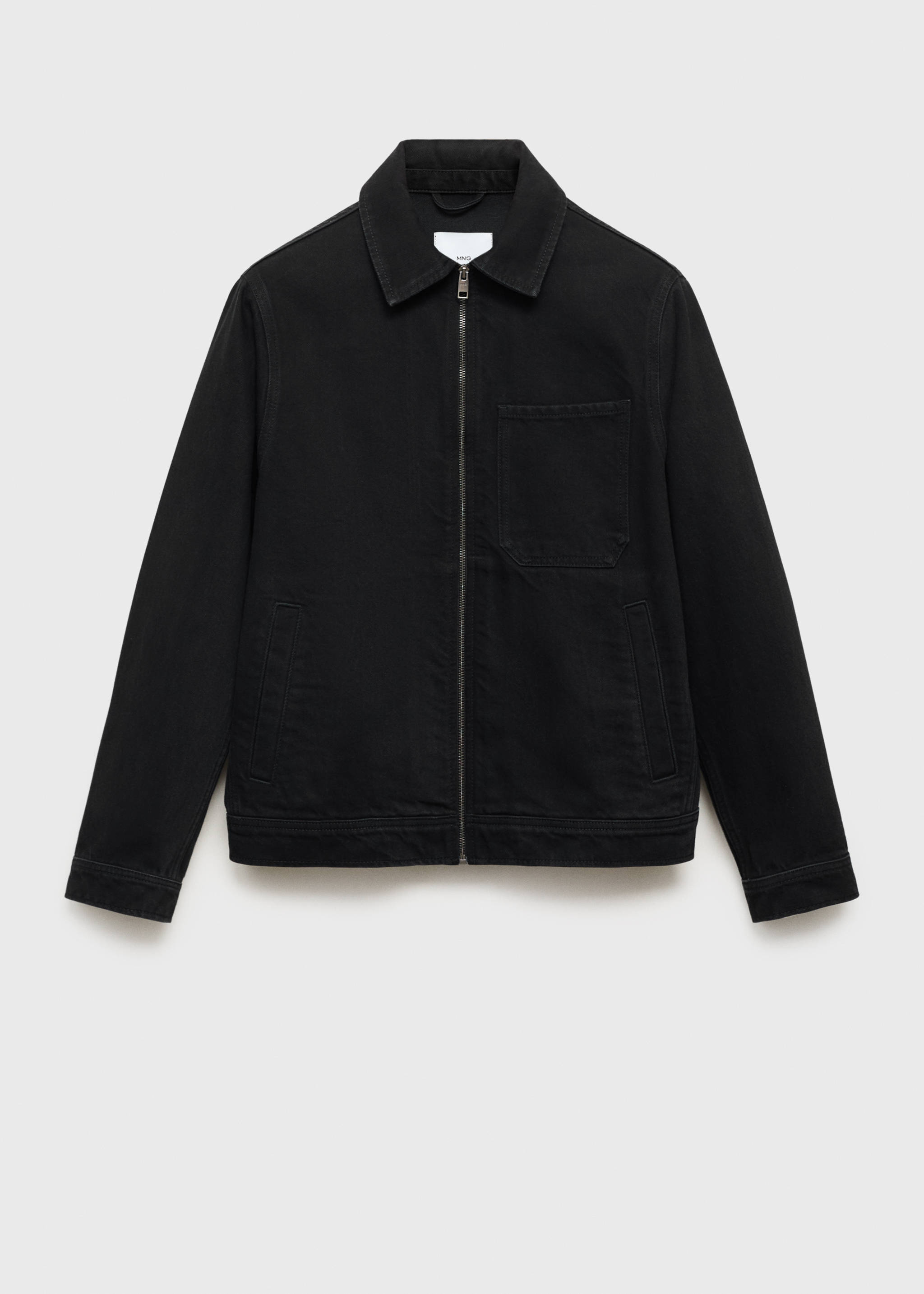 Denim jacket with pockets - Article without model