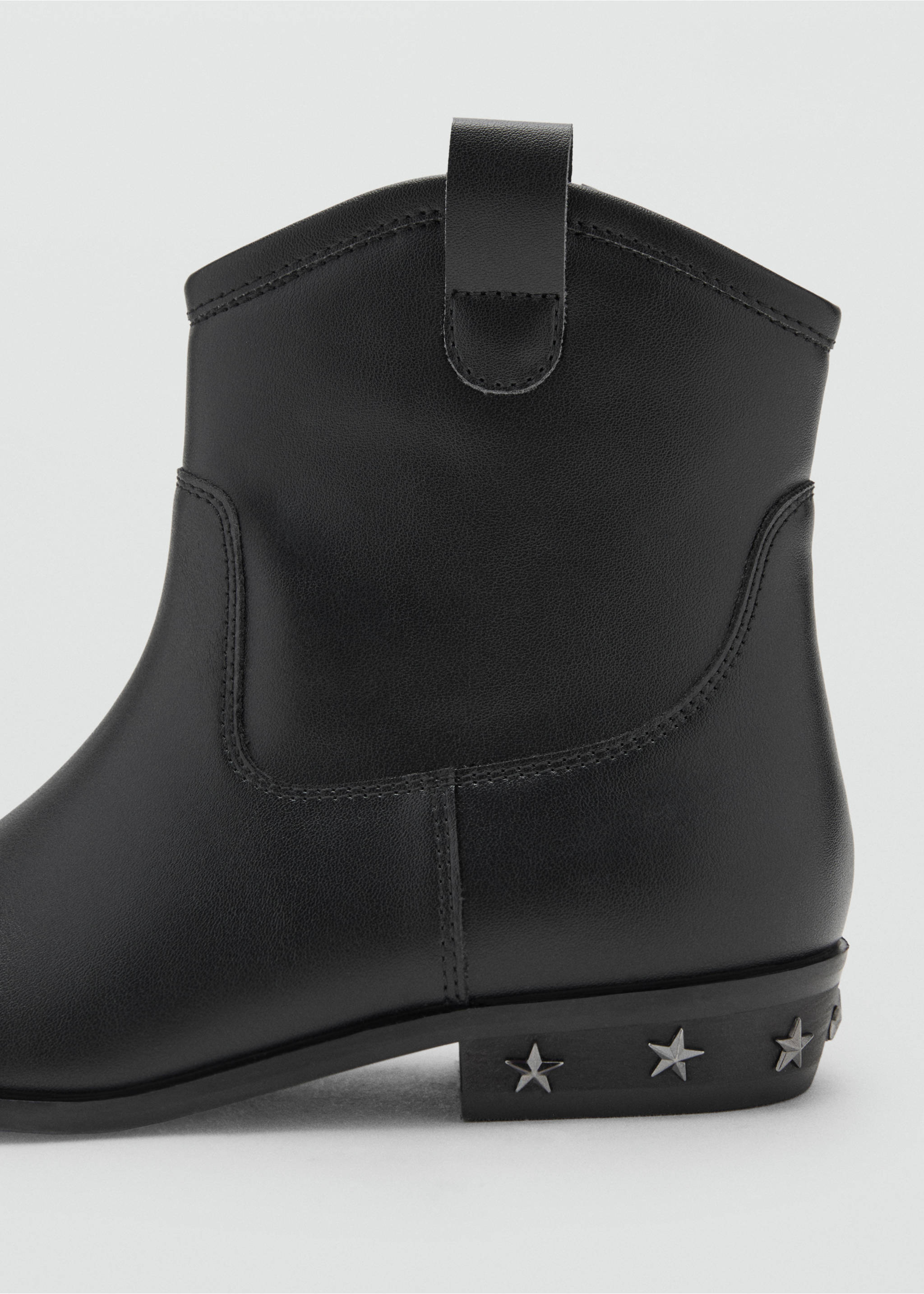 Stud ankle boots - Details of the article 1, Black. Ref: 17035144-00.