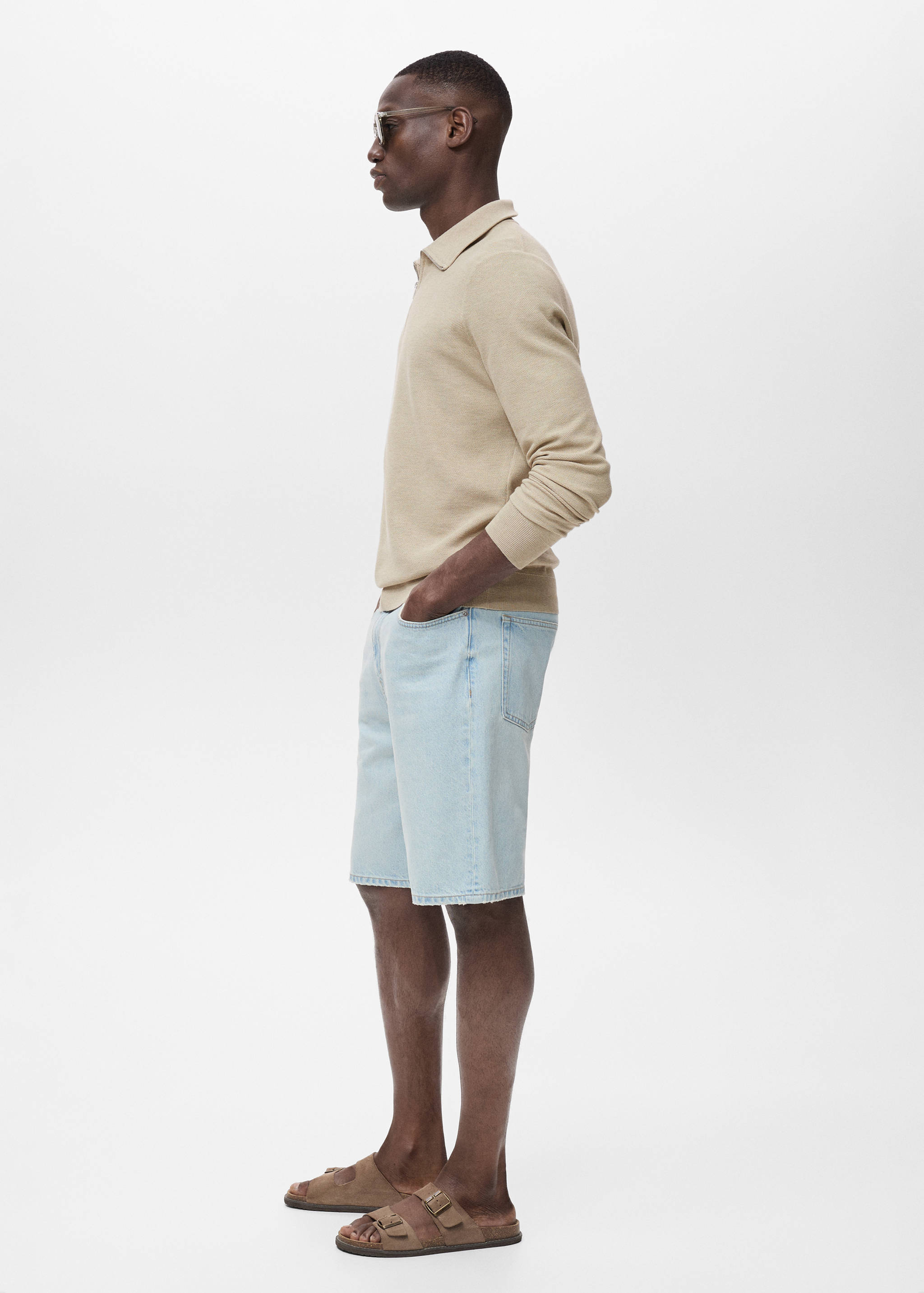 Pull-over microstructure col zippé - Détail de l'article 2