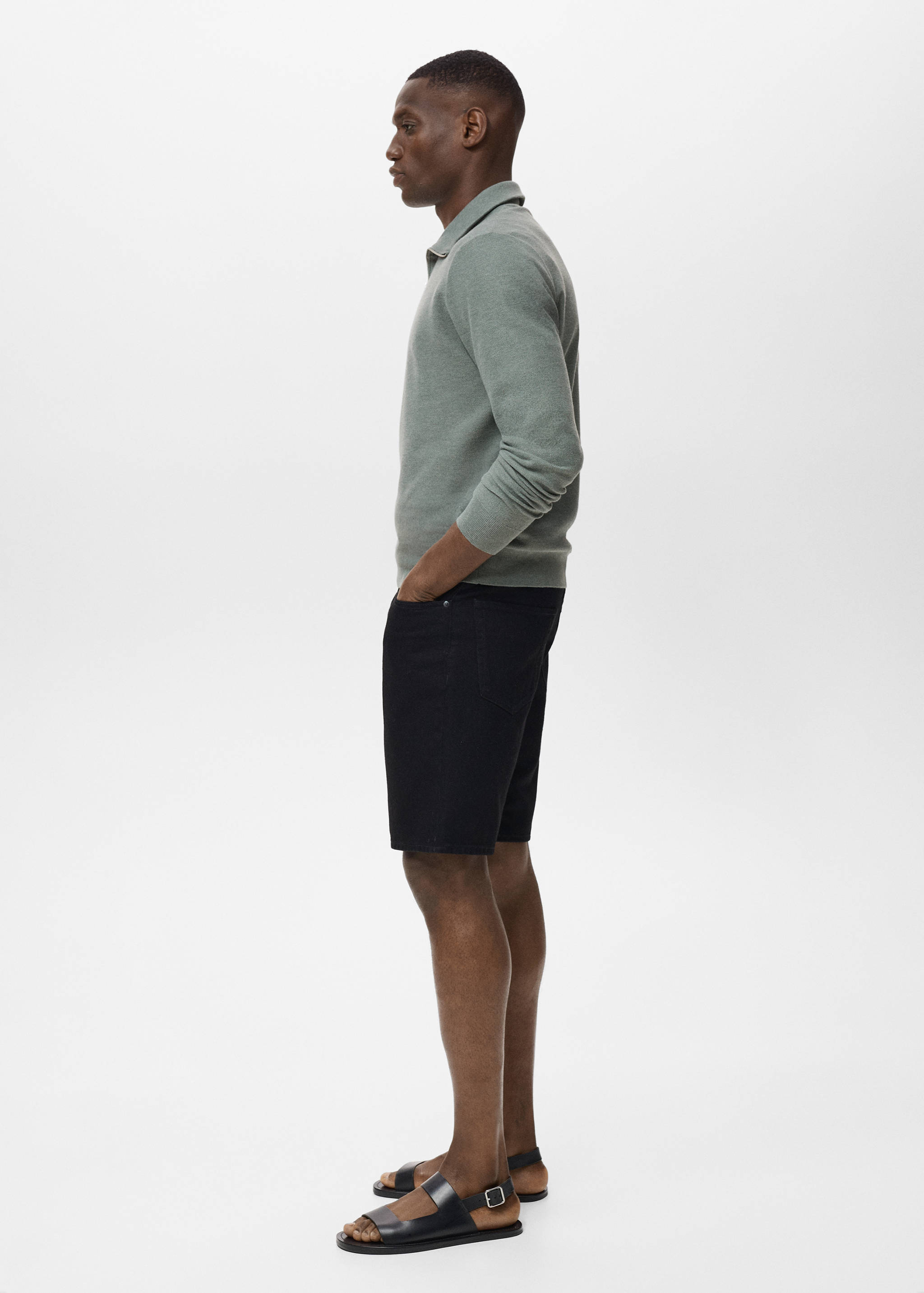 Pull-over microstructure col zippé - Détail de l'article 2