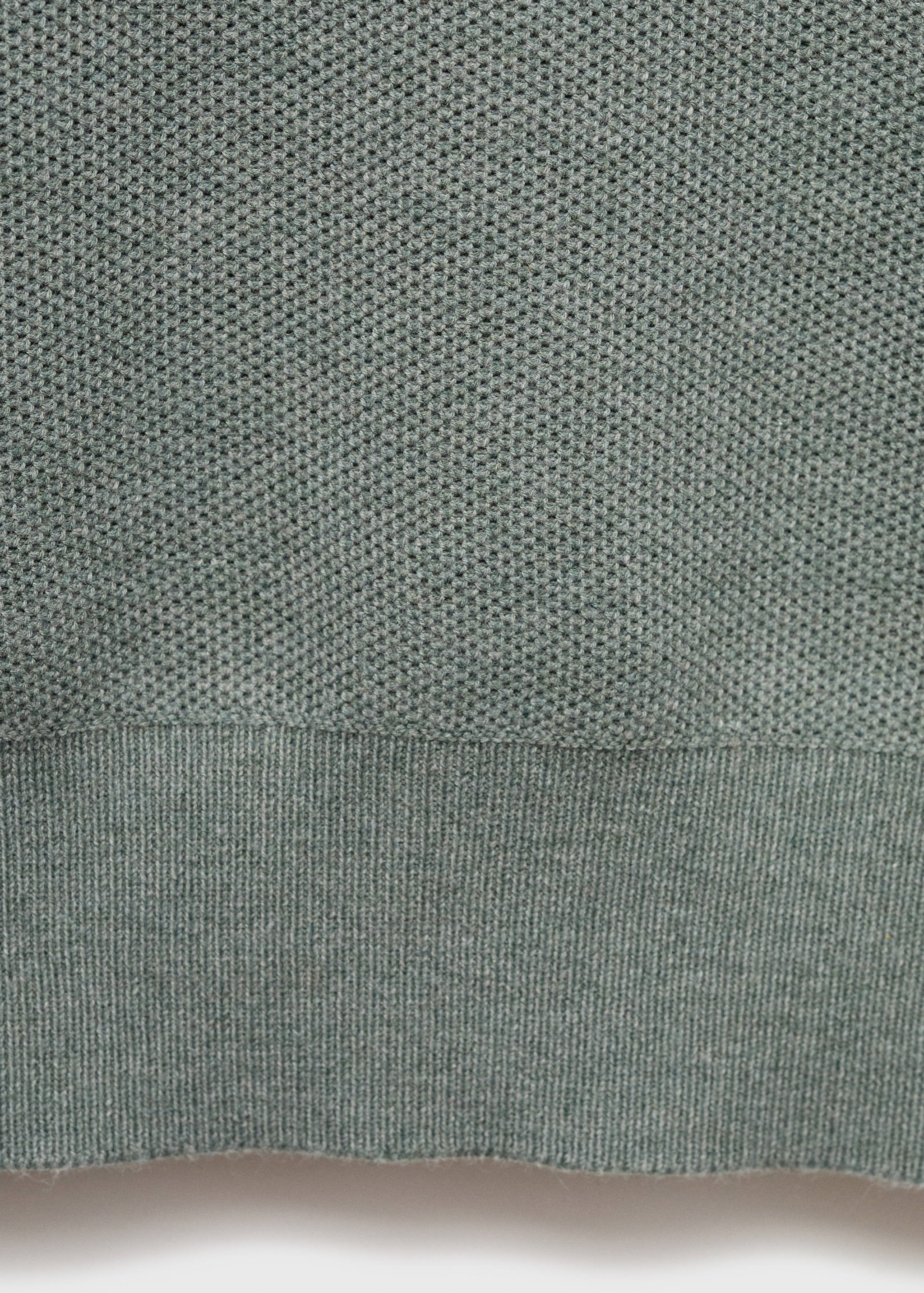 Pull-over microstructure col zippé - Détail de l'article 0