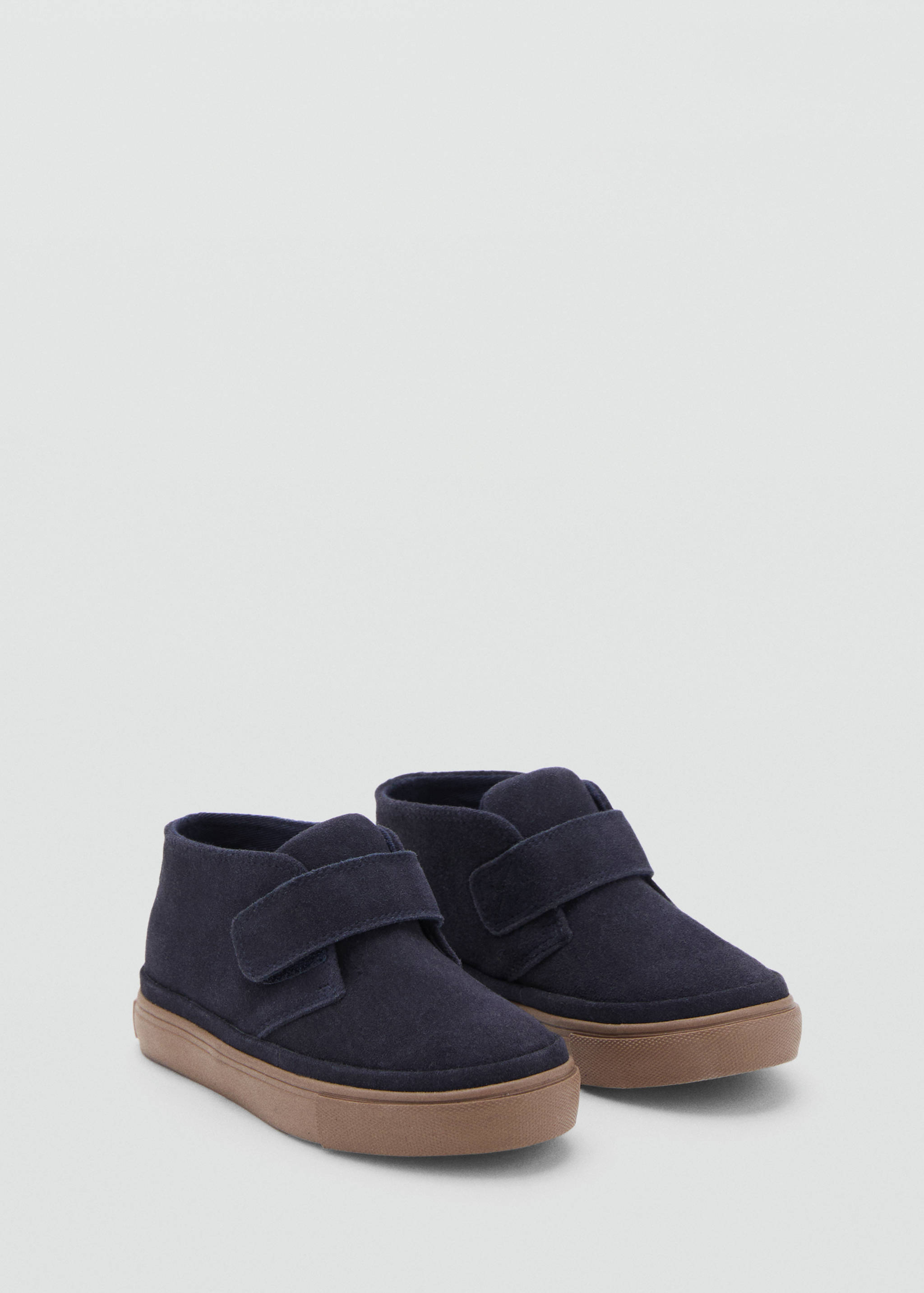 Velcro leather shoes - Medium plane