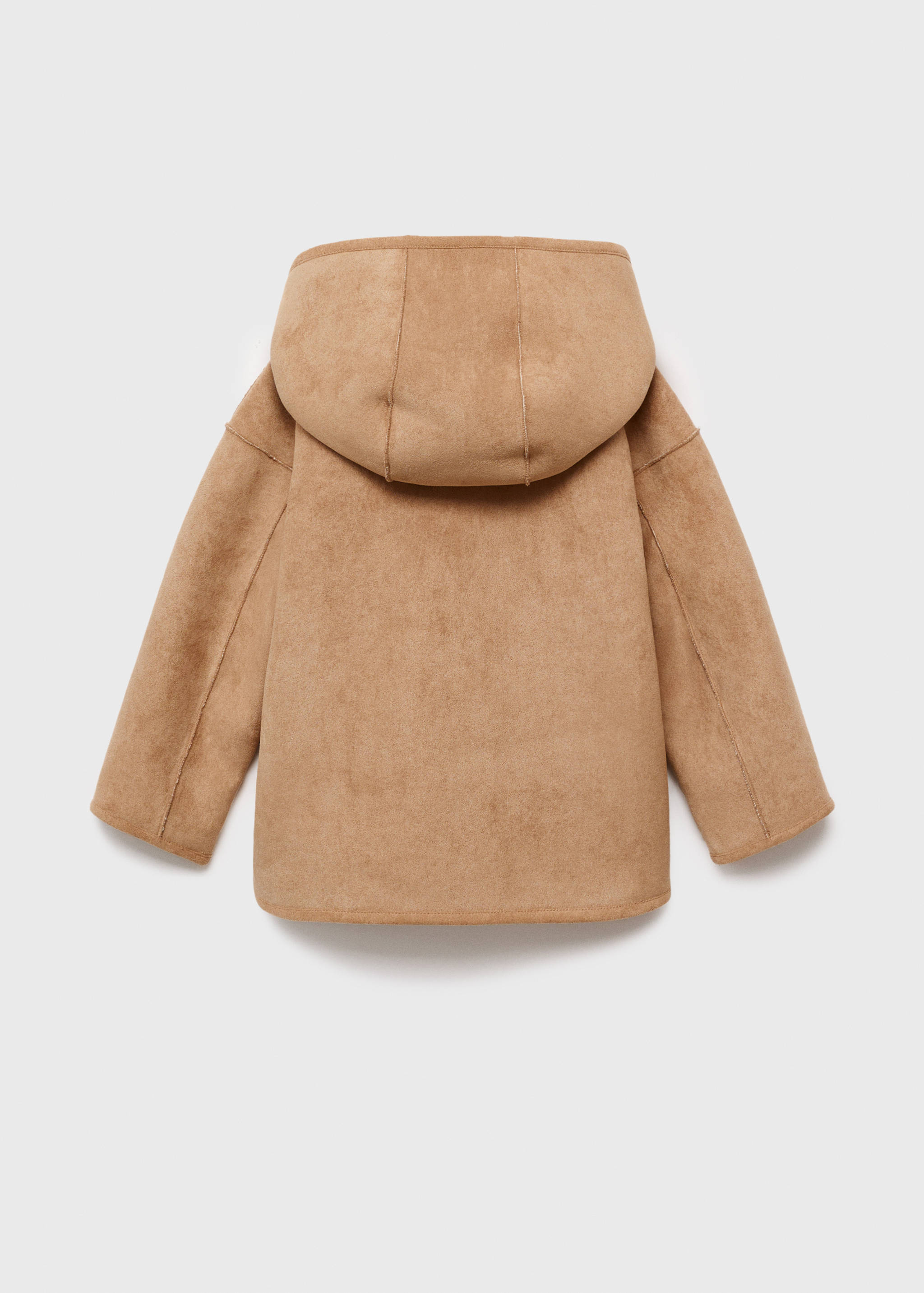 Reversible double-faced teddy coat - Reverse of the article