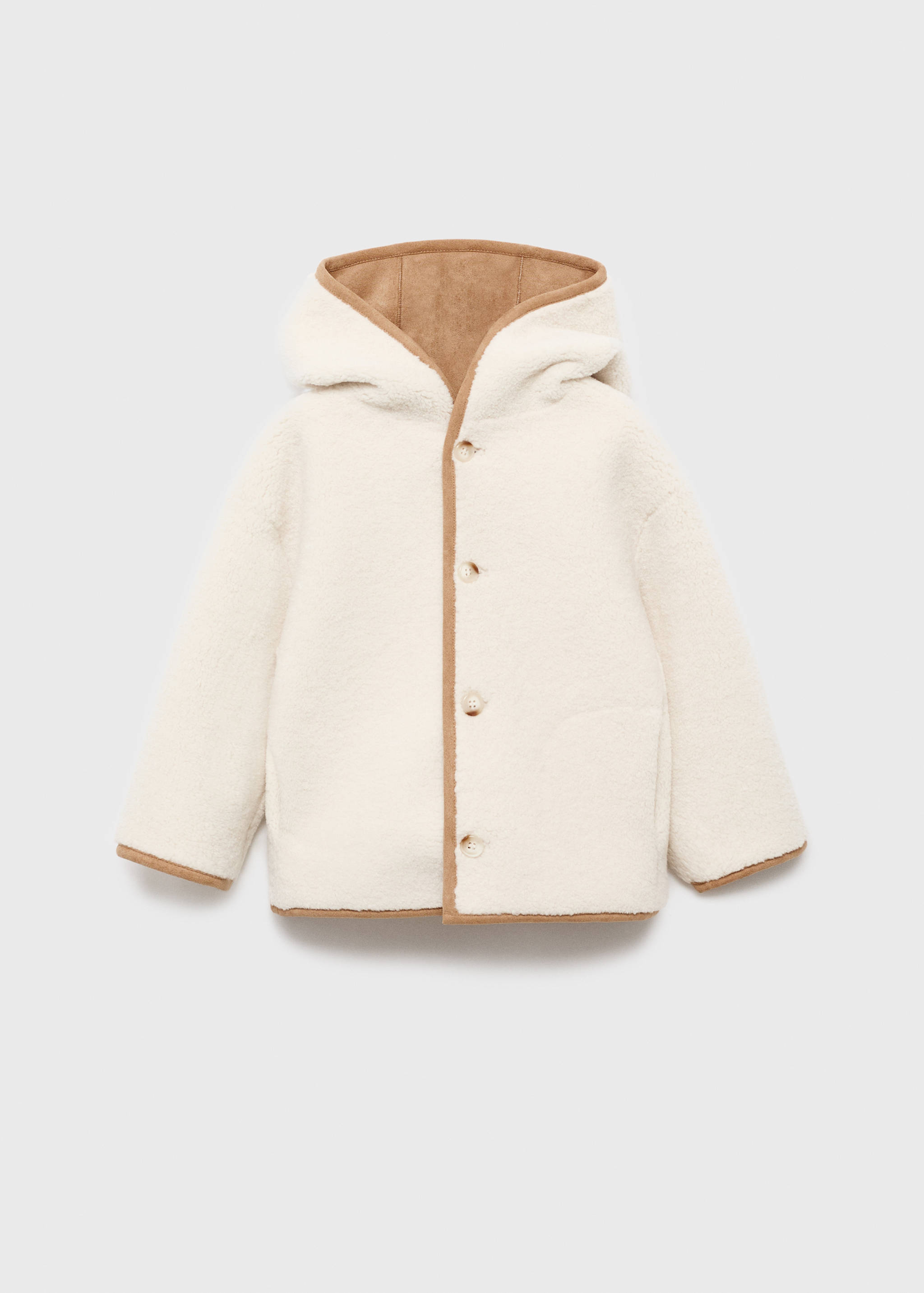 Reversible double-faced teddy coat - Details of the article 8