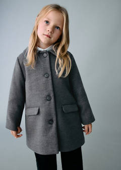 Cloth midi-coat — Medium Heather Grey 1