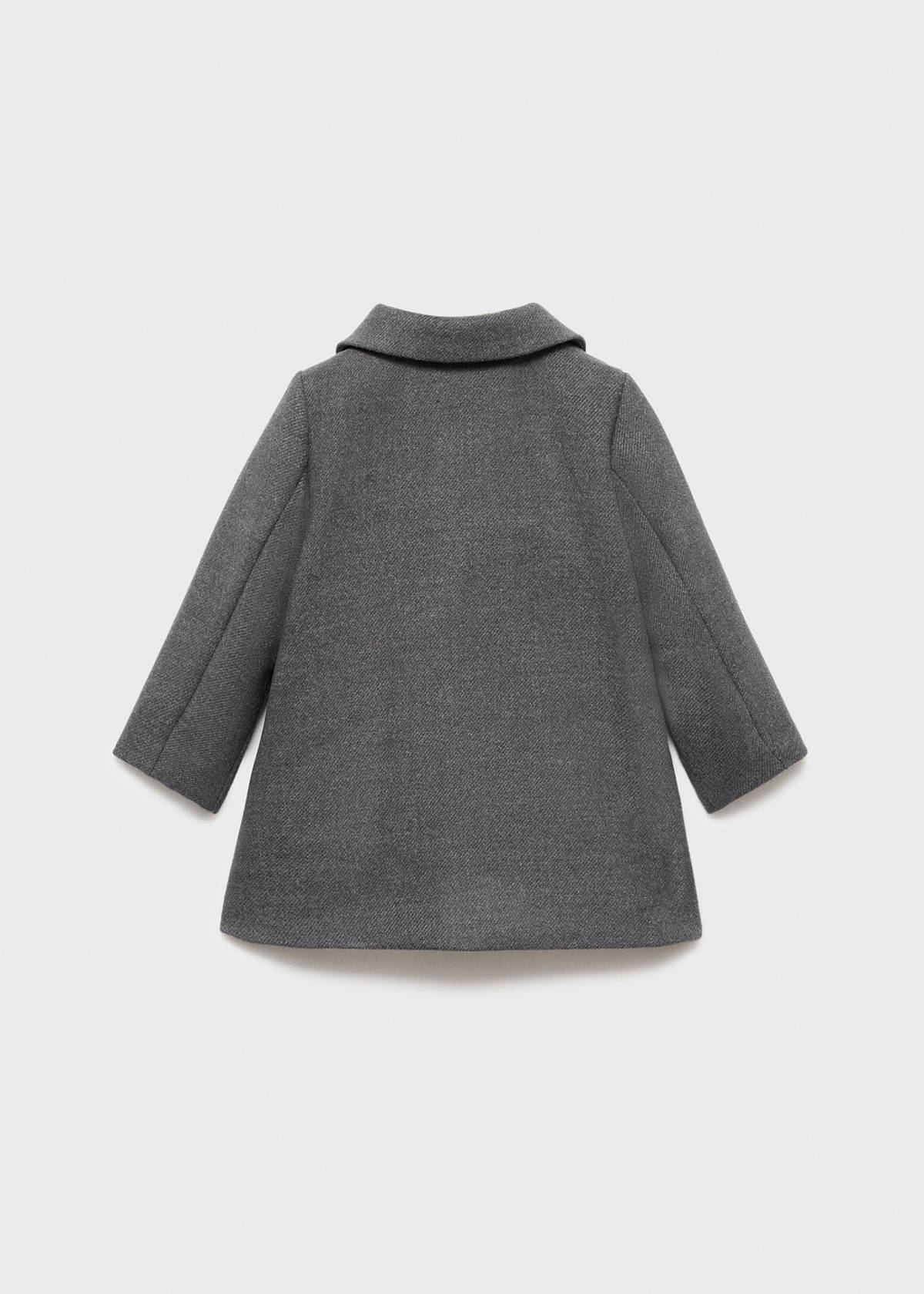 Cloth midi-coat — Medium Heather Grey