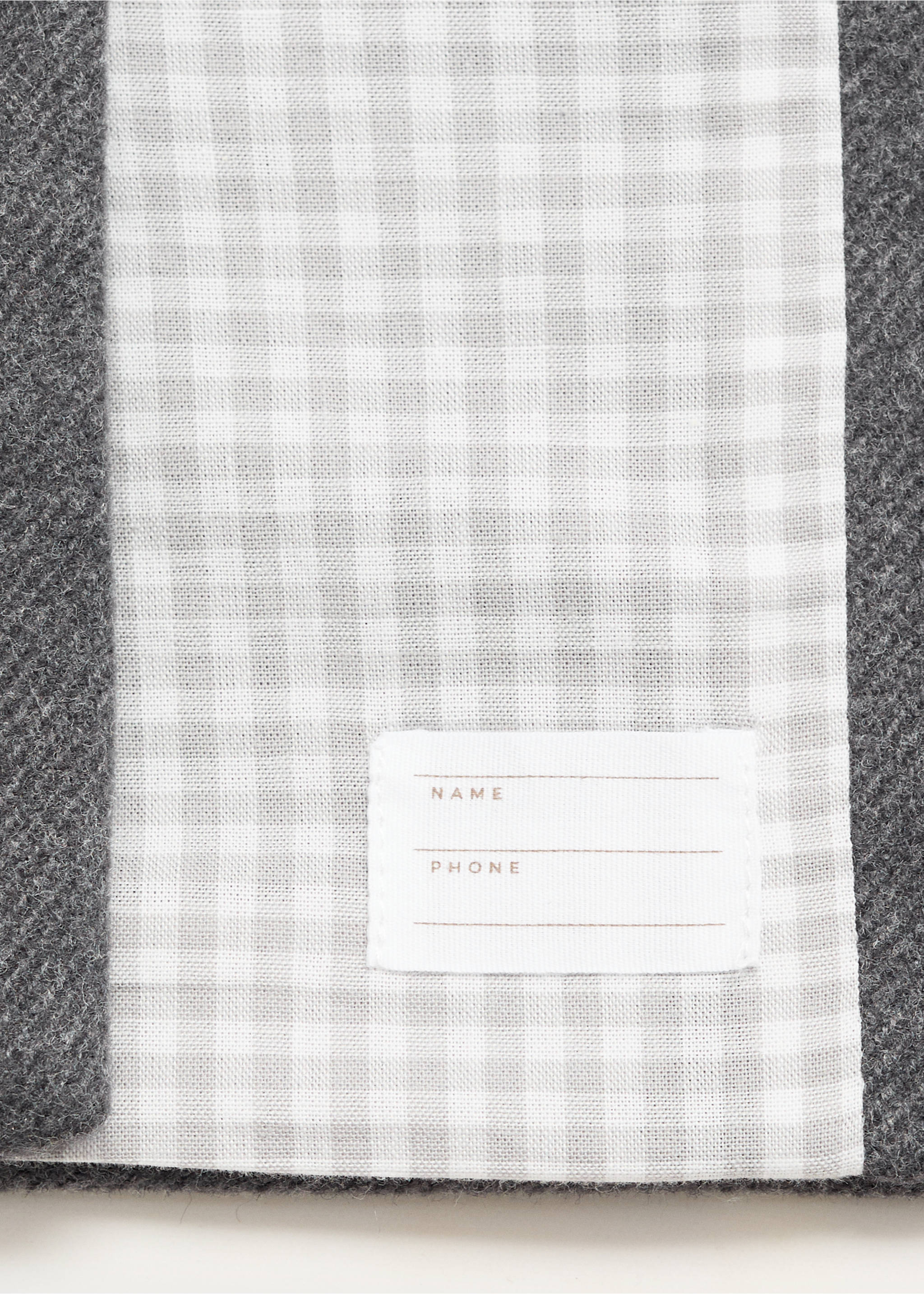 Abrigo paño midi - Detalle del artículo 0, Gris medio vigoré. Ref: 17035151-00.